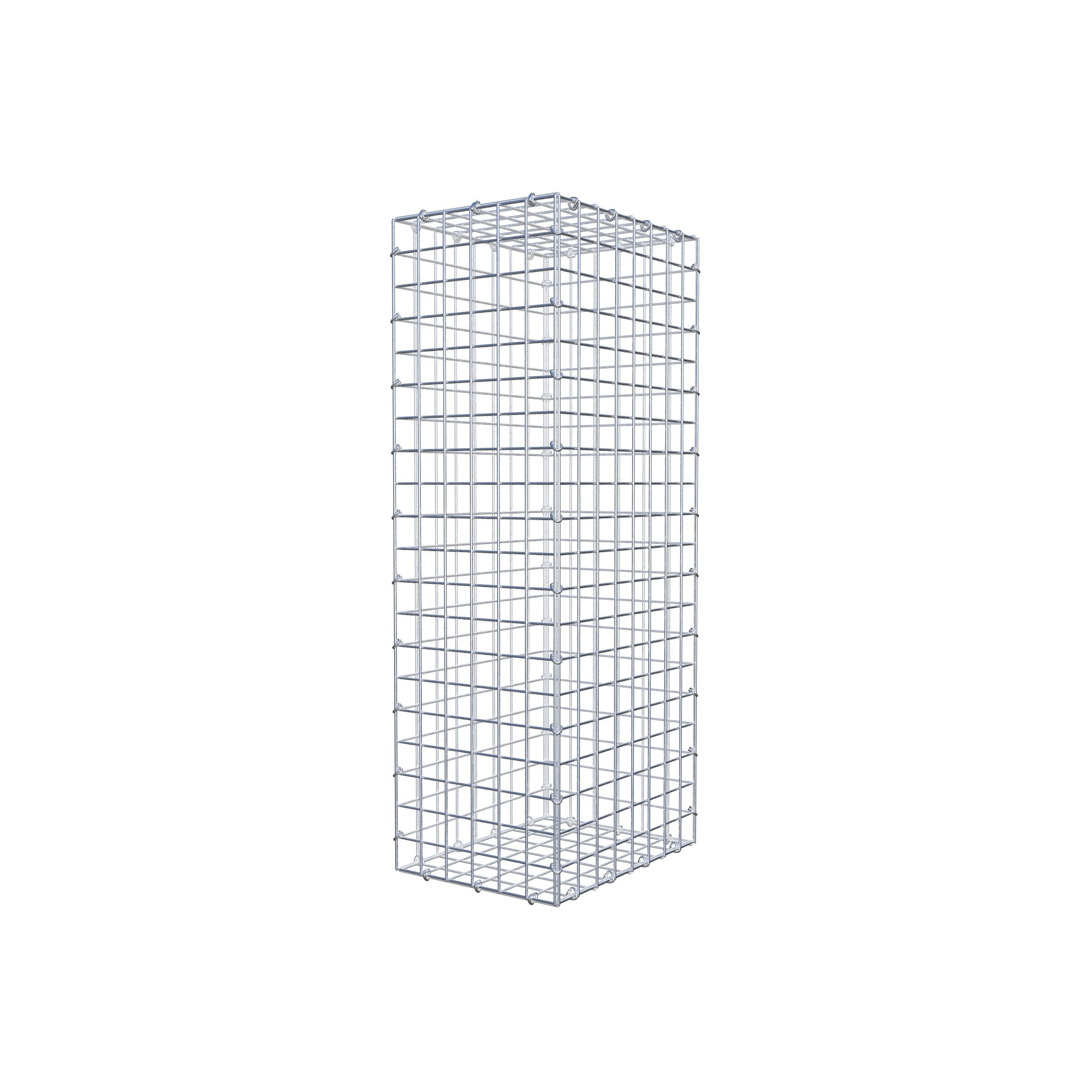 Gabion 100 cm x 40 cm x 30 cm (L x H x D), maskstorlek 5 cm x 5 cm, C-ring