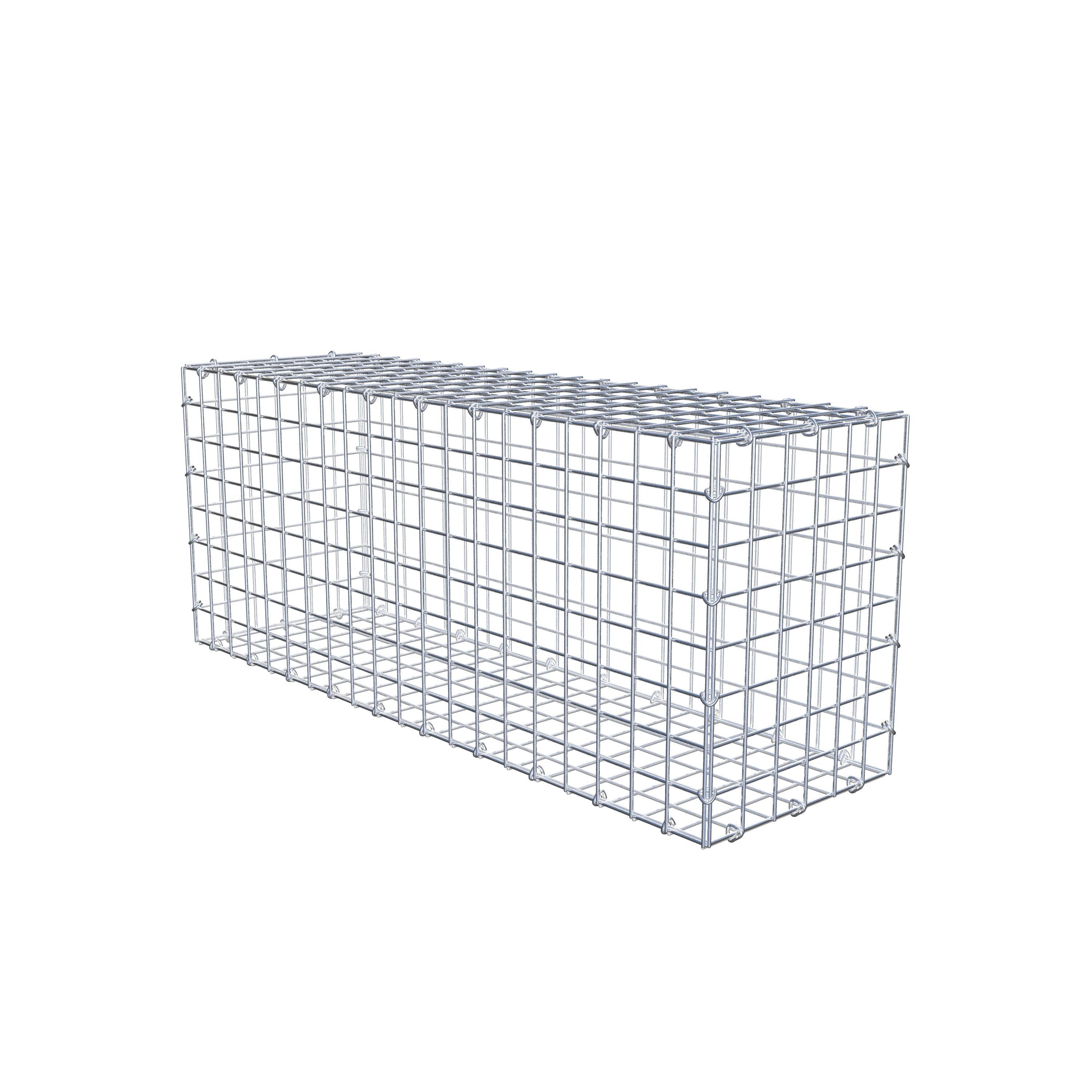 Gabion 100 cm x 40 cm x 30 cm (L x H x D), maskstorlek 5 cm x 5 cm, C-ring