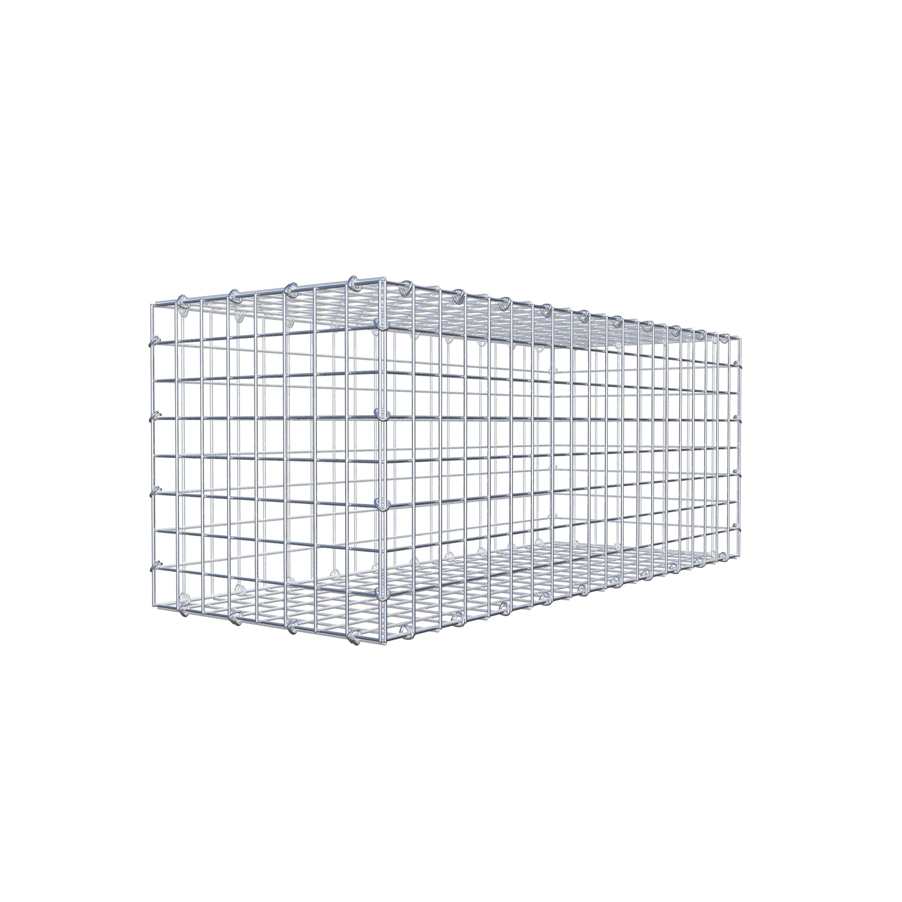 Gabion 100 cm x 40 cm x 40 cm (L x H x D), maskstorlek 5 cm x 5 cm, C-ring