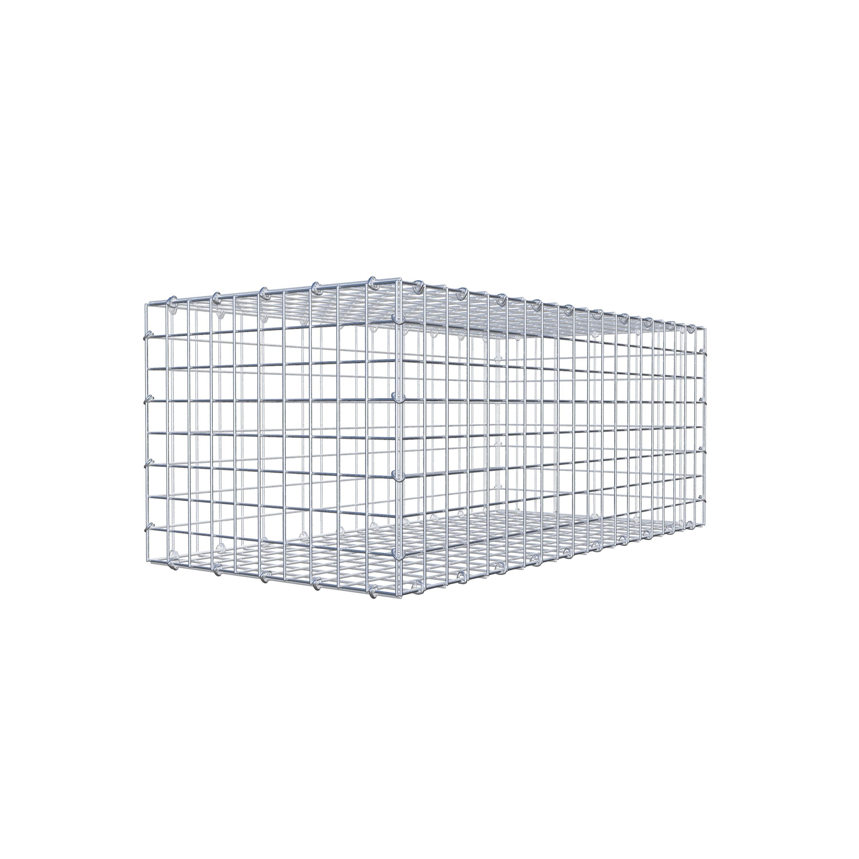 Gabion 100 cm x 40 cm x 50 cm (L x H x D), maskestørrelse 5 cm x 5 cm, C-ring