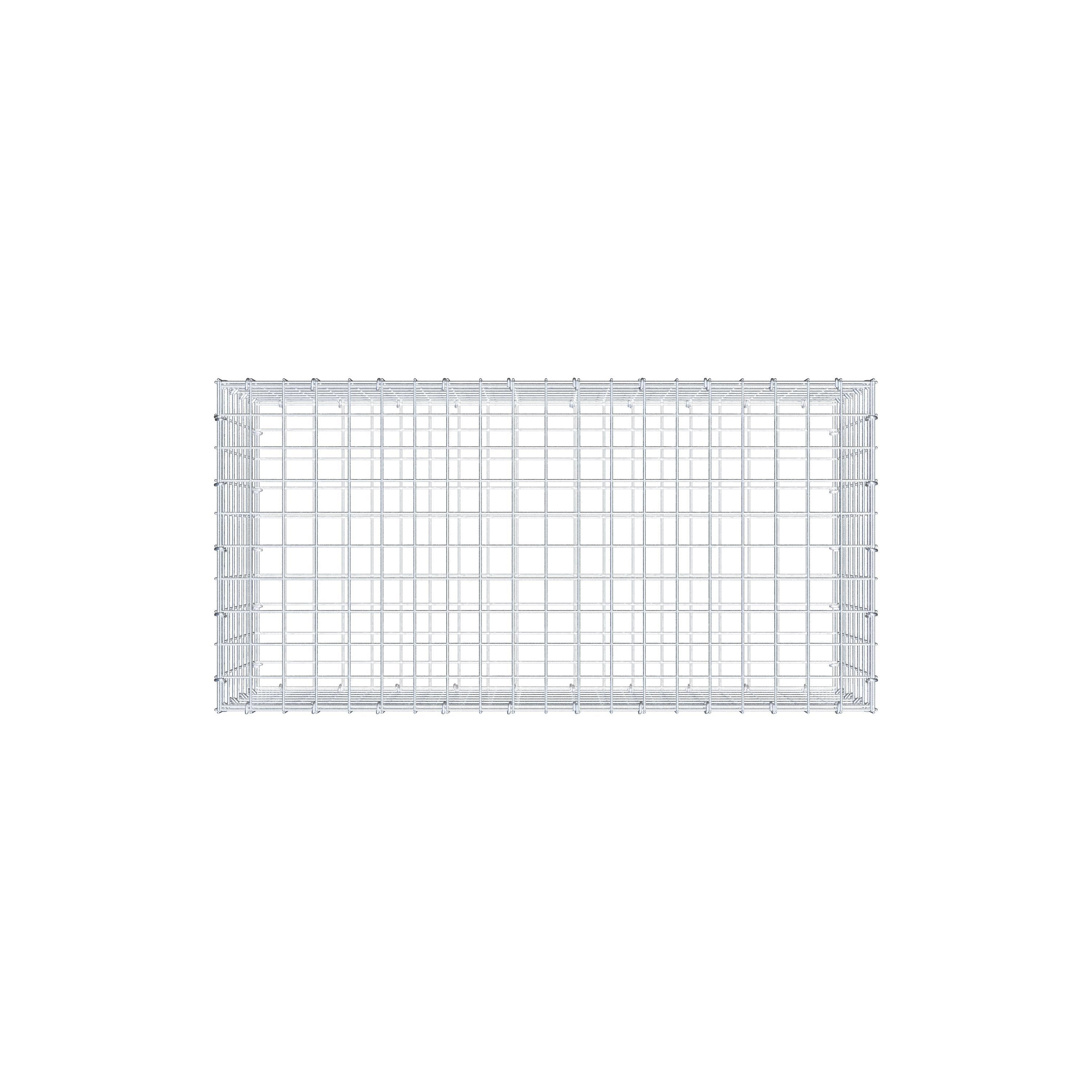 Gabion 100 cm x 40 cm x 50 cm (L x H x D), maskstorlek 5 cm x 5 cm, C-ring