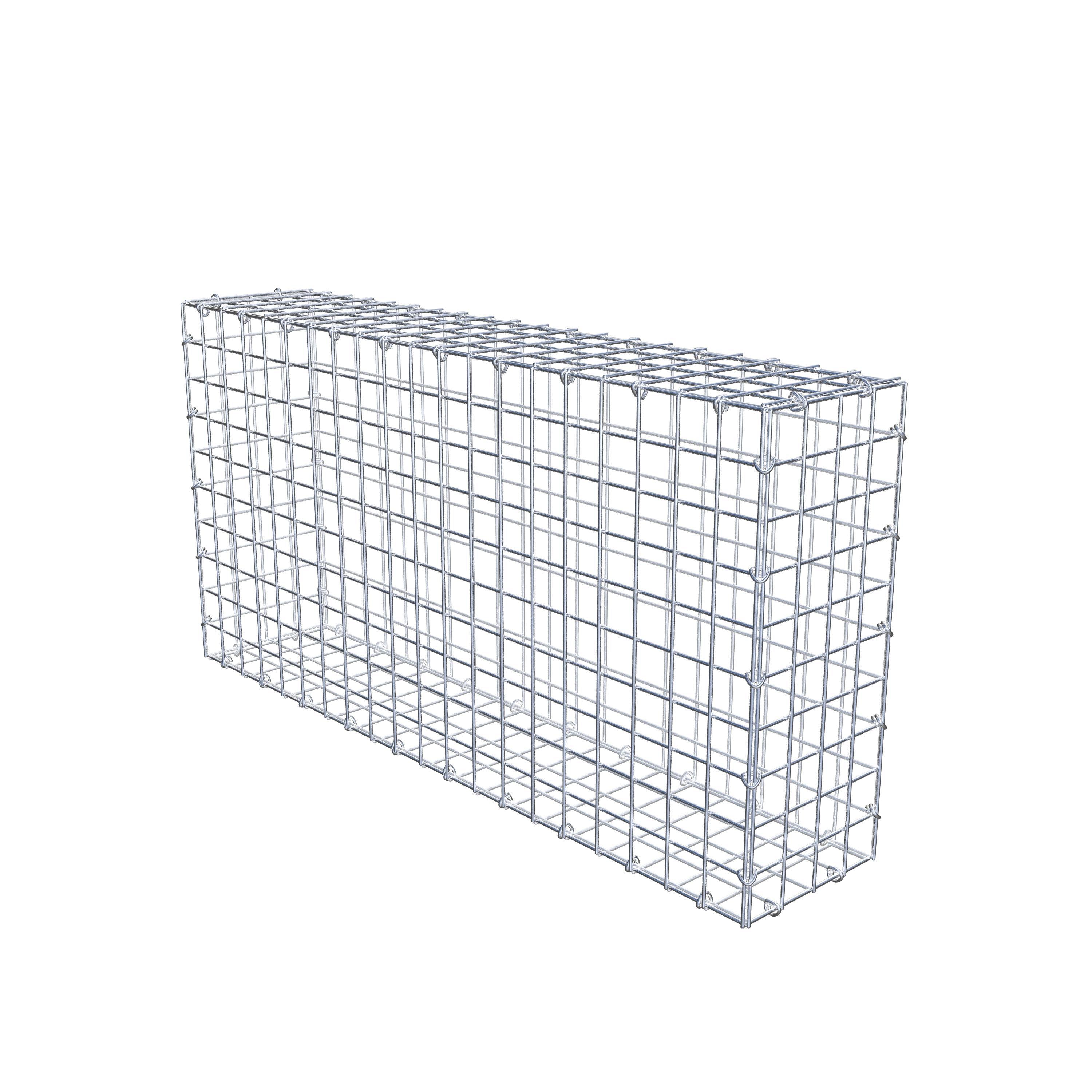 Gabion 100 cm x 50 cm x 20 cm (L x H x D), mesh size 5 cm x 5 cm, C-ring