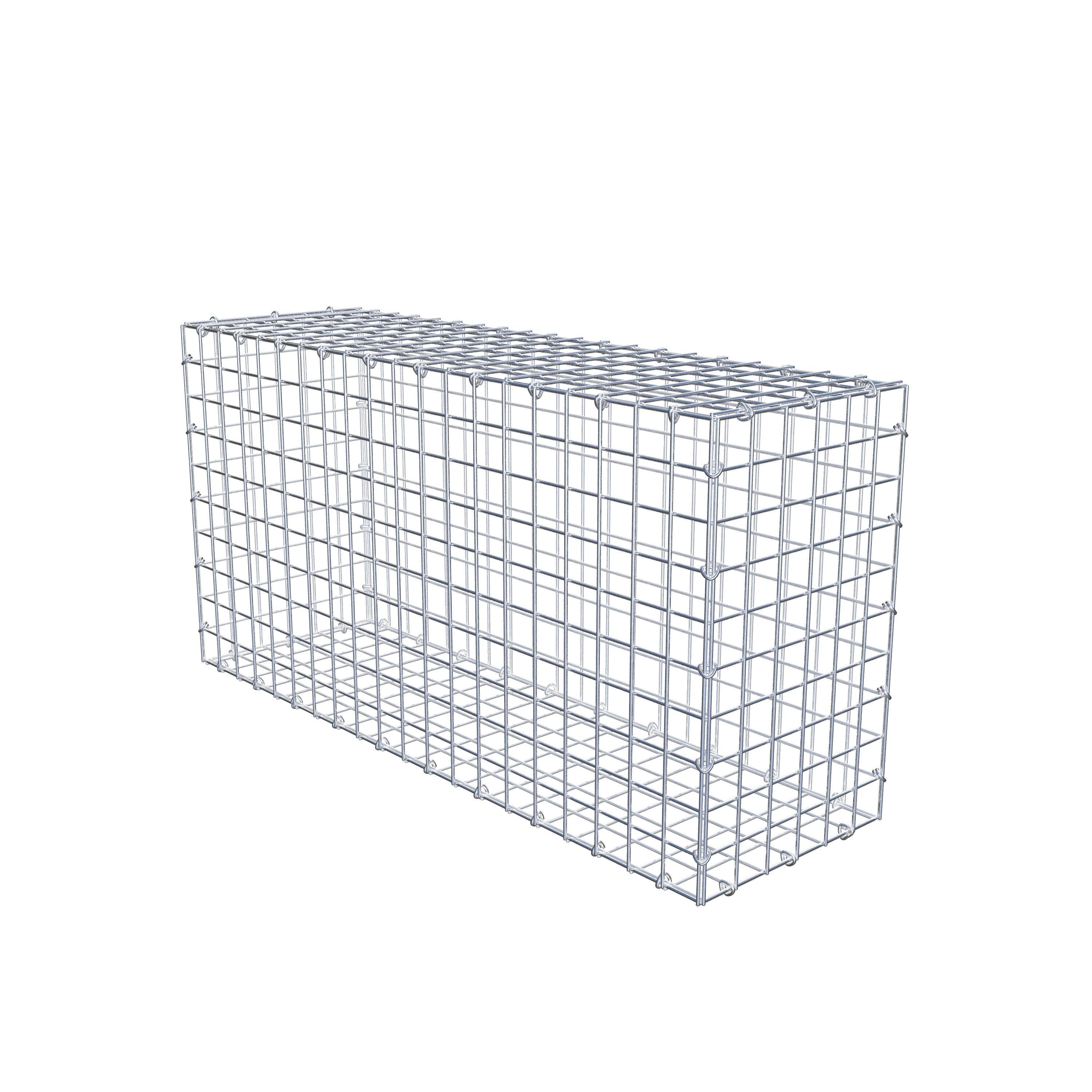 Gabion 100 cm x 50 cm x 30 cm (L x H x D), maskstorlek 5 cm x 5 cm, C-ring