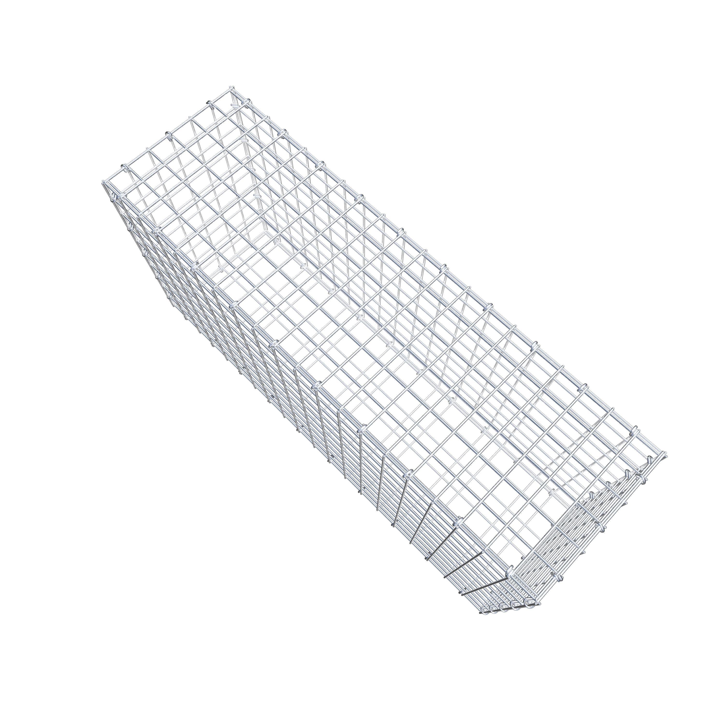 Gabion 100 cm x 50 cm x 30 cm (L x H x D), maskstorlek 5 cm x 5 cm, C-ring