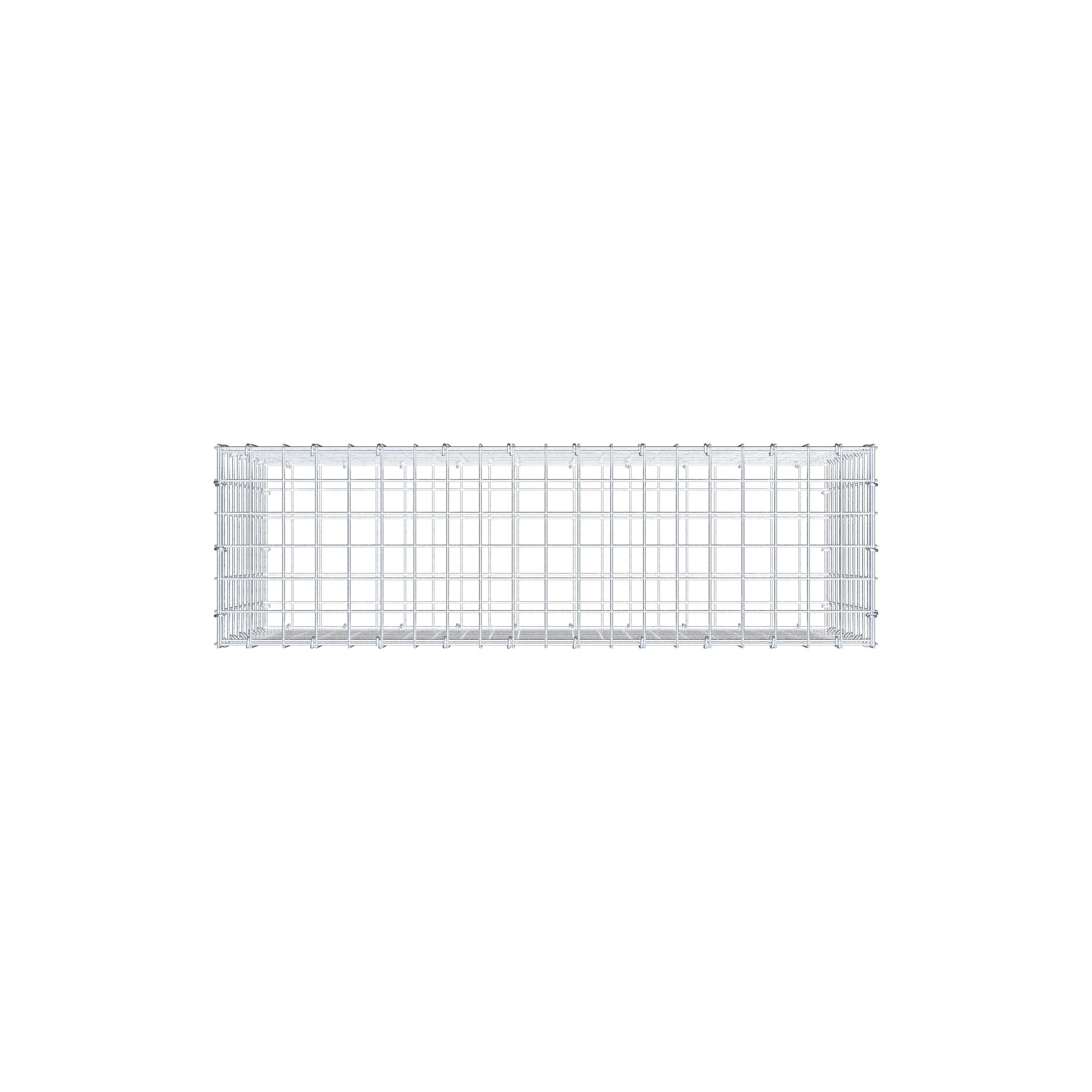 Gabion 100 cm x 50 cm x 30 cm (L x H x D), maskstorlek 5 cm x 5 cm, C-ring