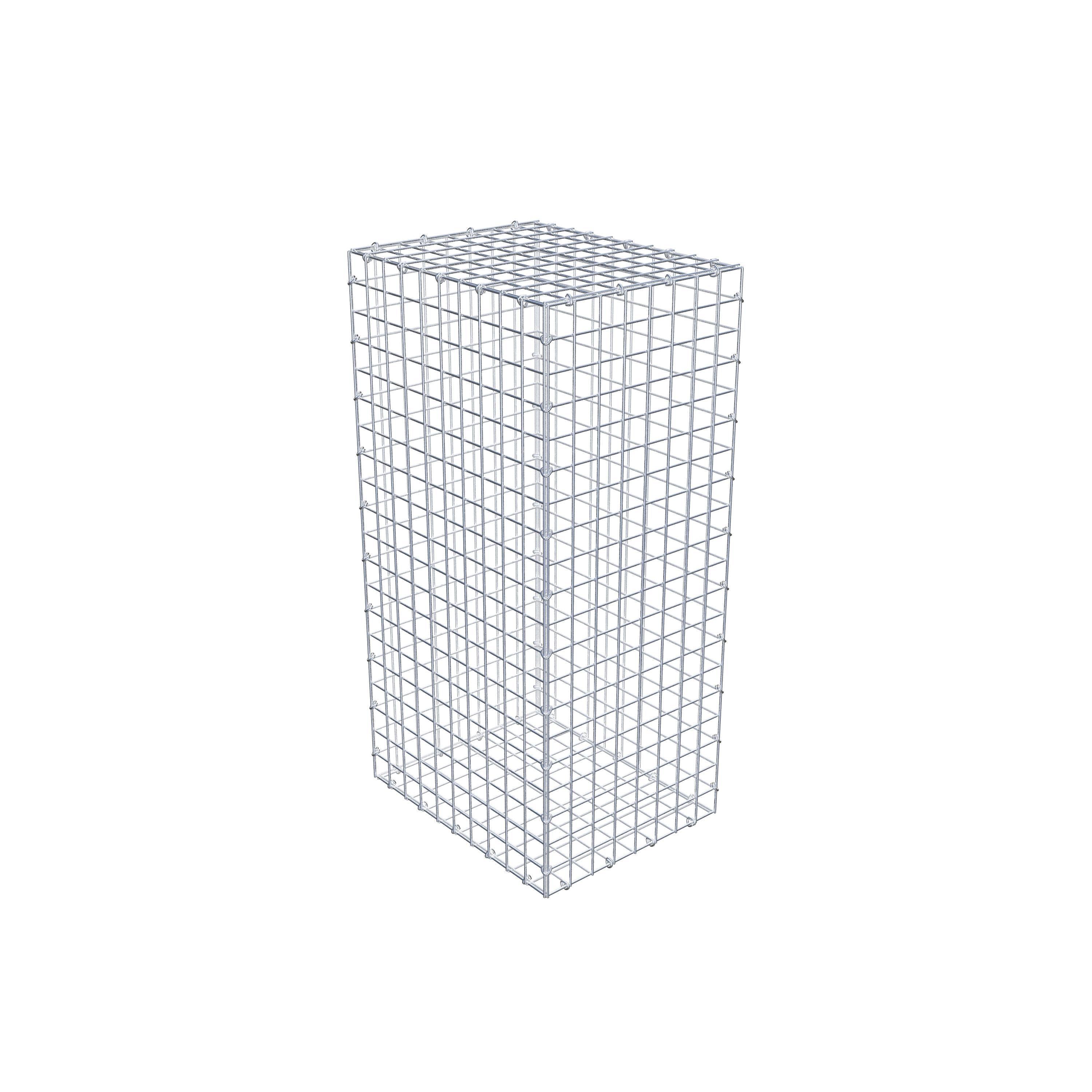 Gabion 100 cm x 50 cm x 40 cm (L x H x D), maskstorlek 5 cm x 5 cm, C-ring