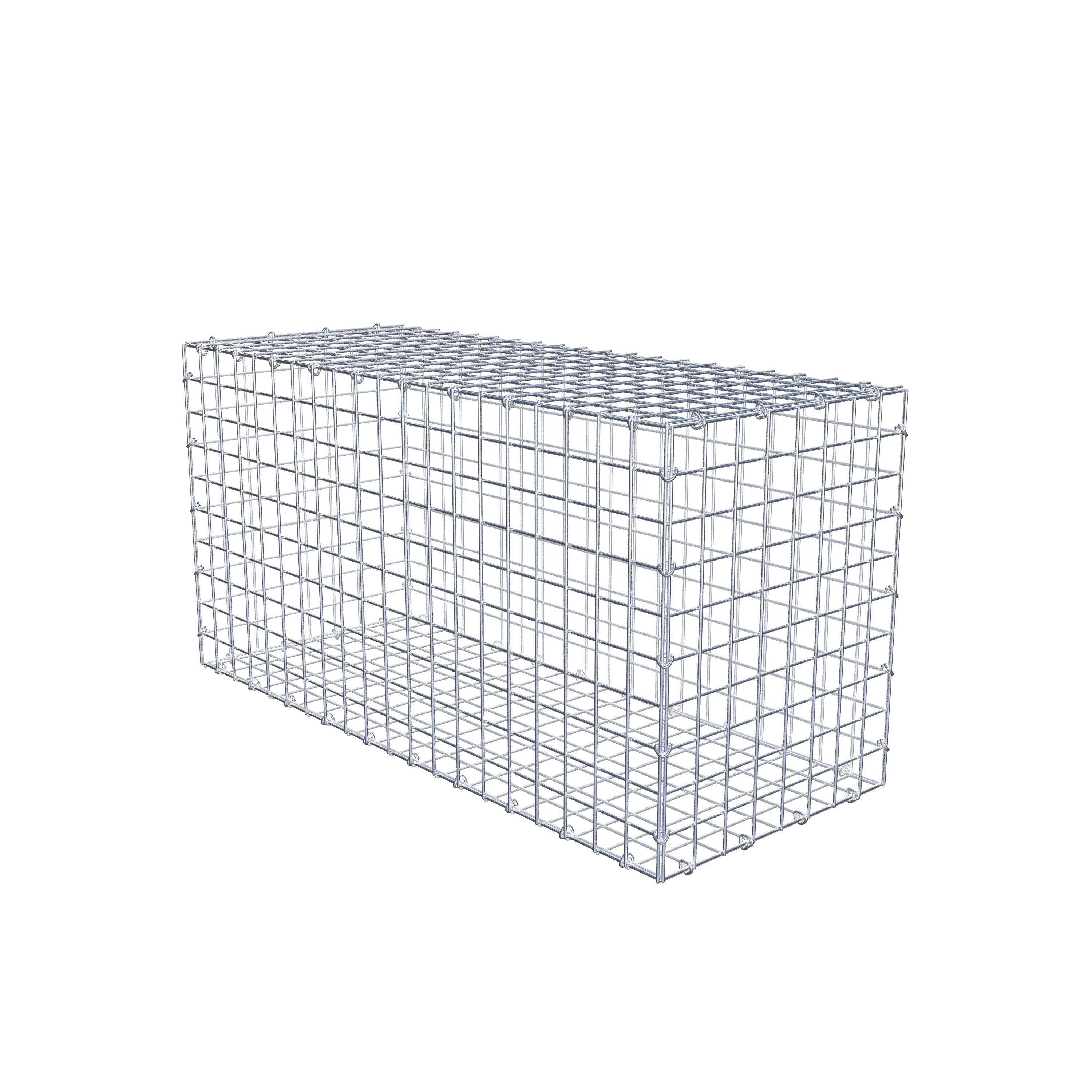 Gabion 100 cm x 50 cm x 40 cm (L x H x D), maskstorlek 5 cm x 5 cm, C-ring