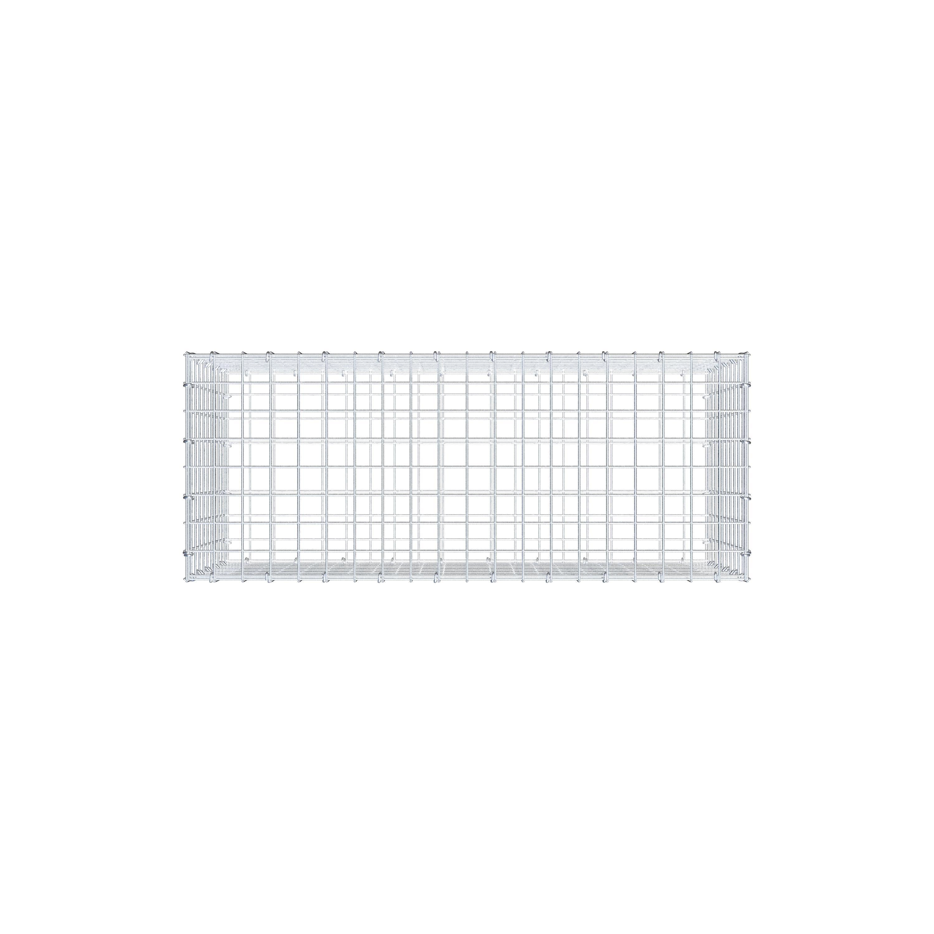 Gabion 100 cm x 50 cm x 40 cm (L x H x D), maskstorlek 5 cm x 5 cm, C-ring