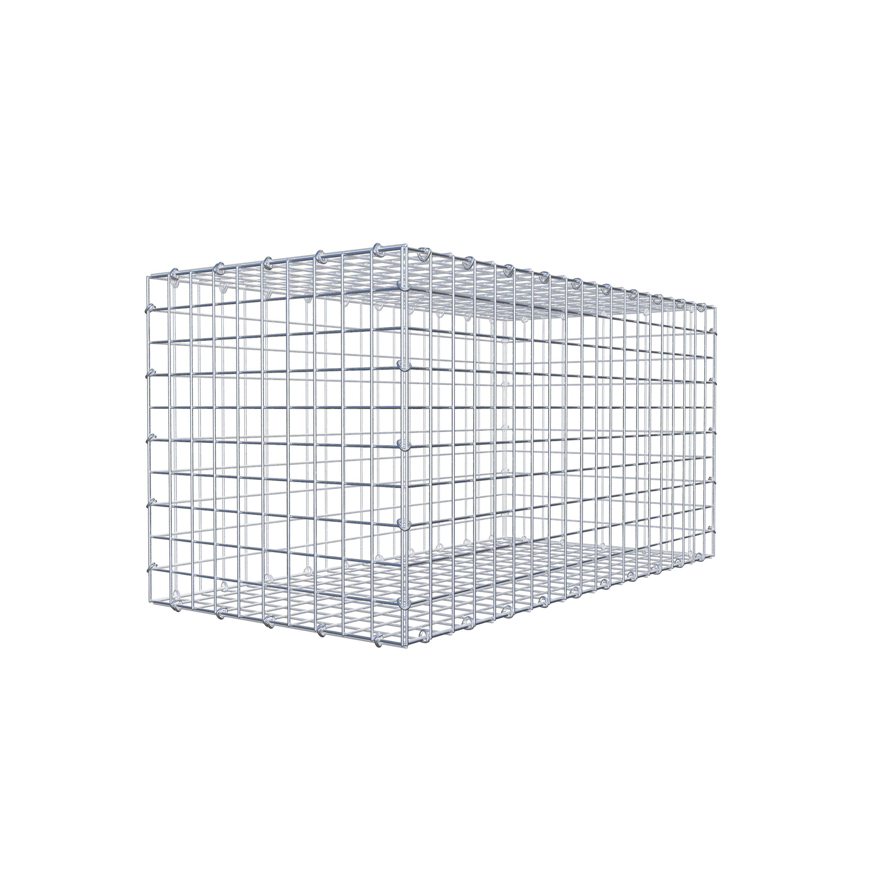 Gabion 100 cm x 50 cm x 50 cm (L x H x D), maskstorlek 5 cm x 5 cm, C-ring