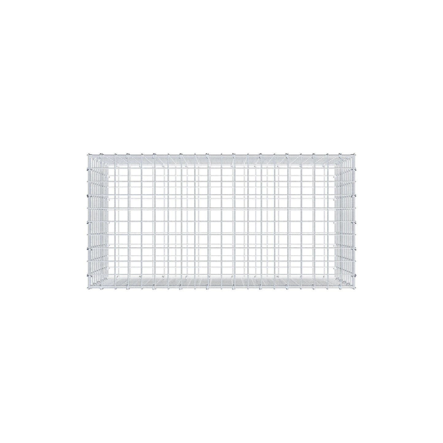 Gabion 100 cm x 50 cm x 50 cm (L x H x D), mesh size 5 cm x 5 cm, C-ring