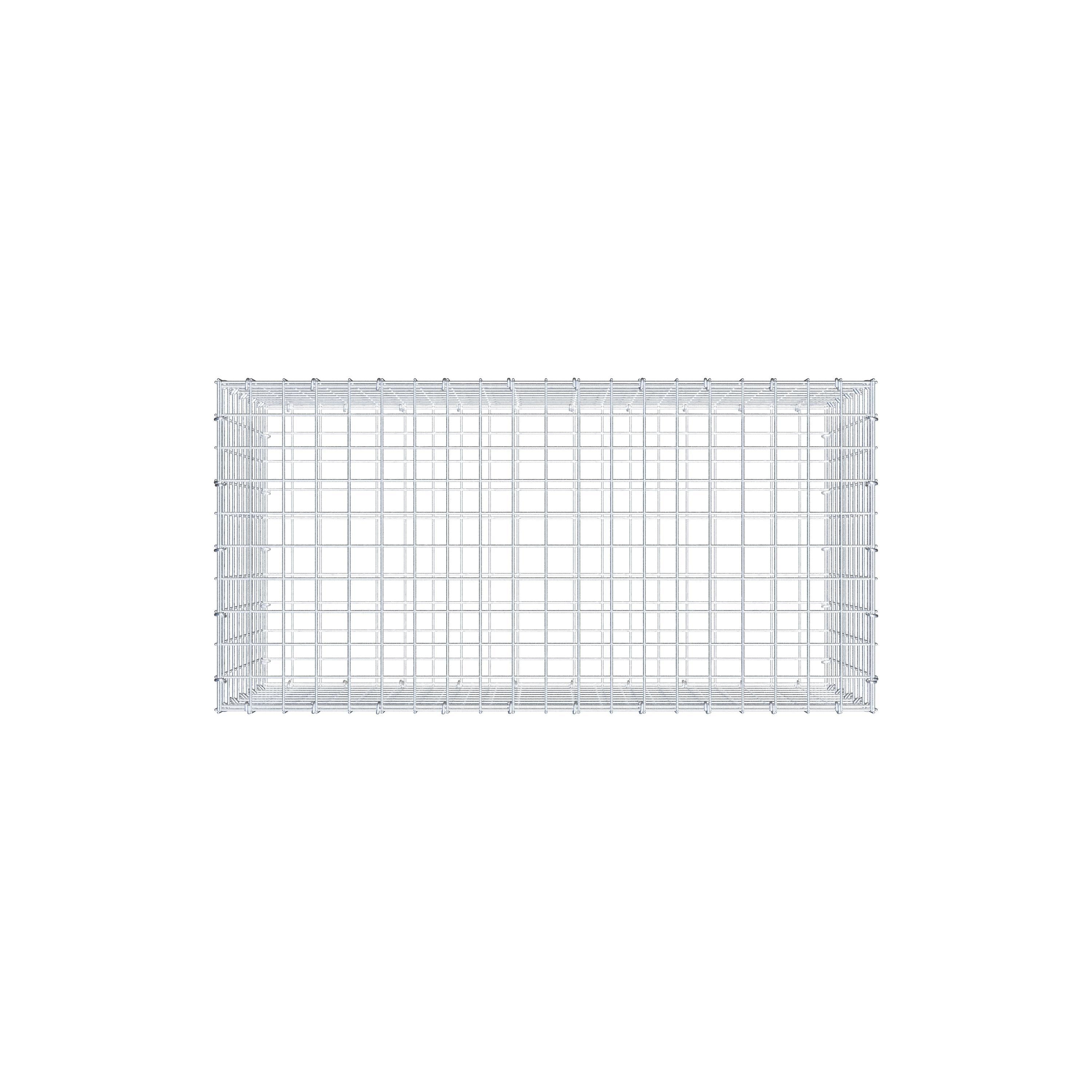 Gabion 100 cm x 50 cm x 50 cm (L x H x D), maskstorlek 5 cm x 5 cm, C-ring