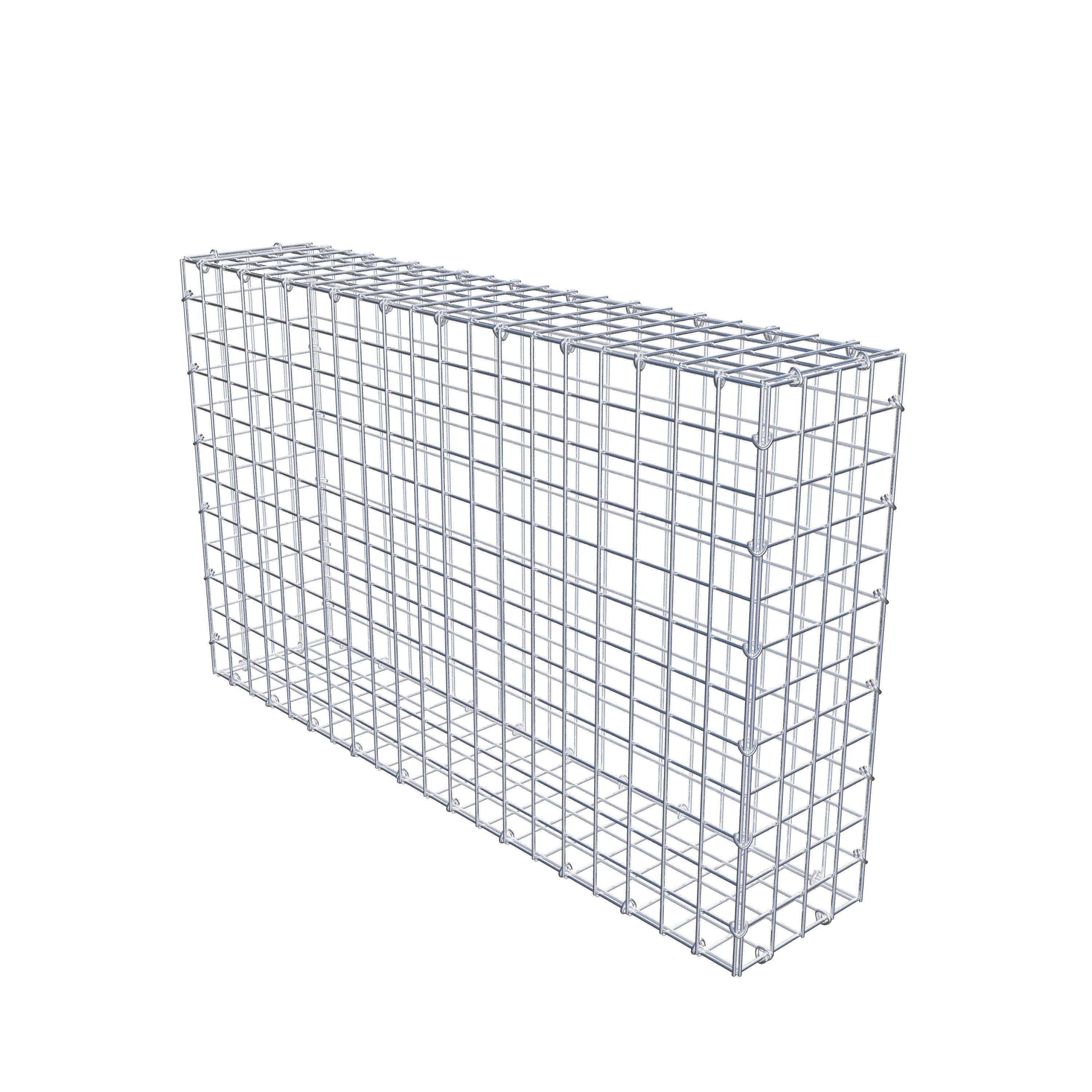 Gabion 100 cm x 60 cm x 20 cm (L x H x D), maskstorlek 5 cm x 5 cm, C-ring