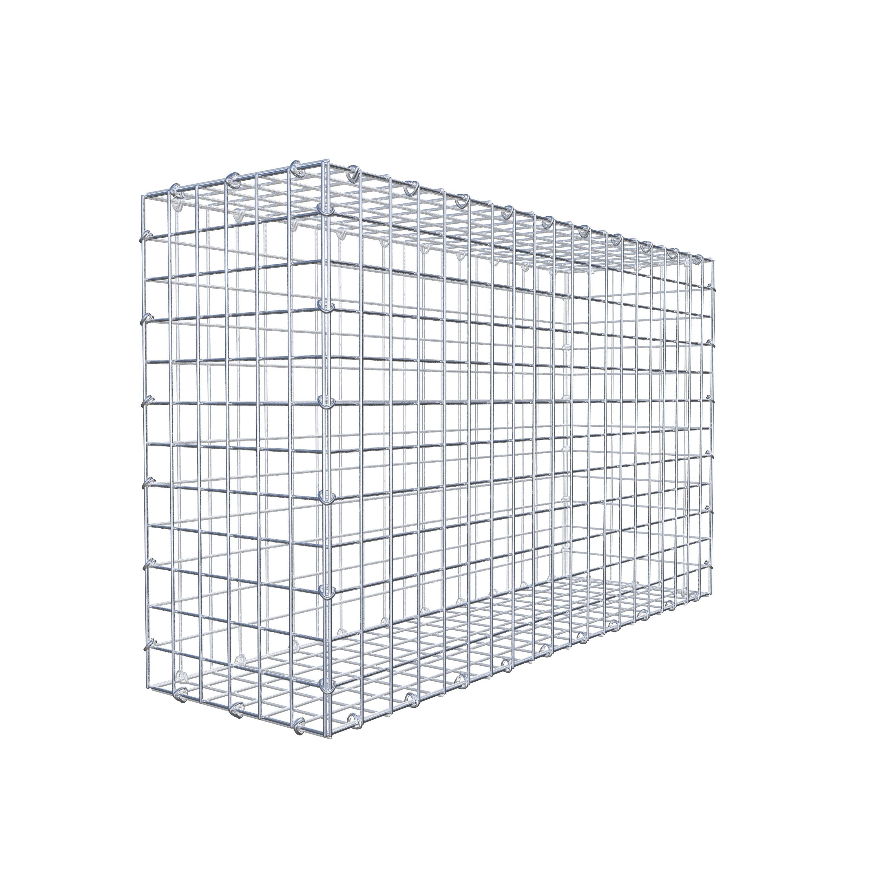 Gabion 100 cm x 60 cm x 30 cm (L x H x P), mailles 5 cm x 5 cm, anneau en C