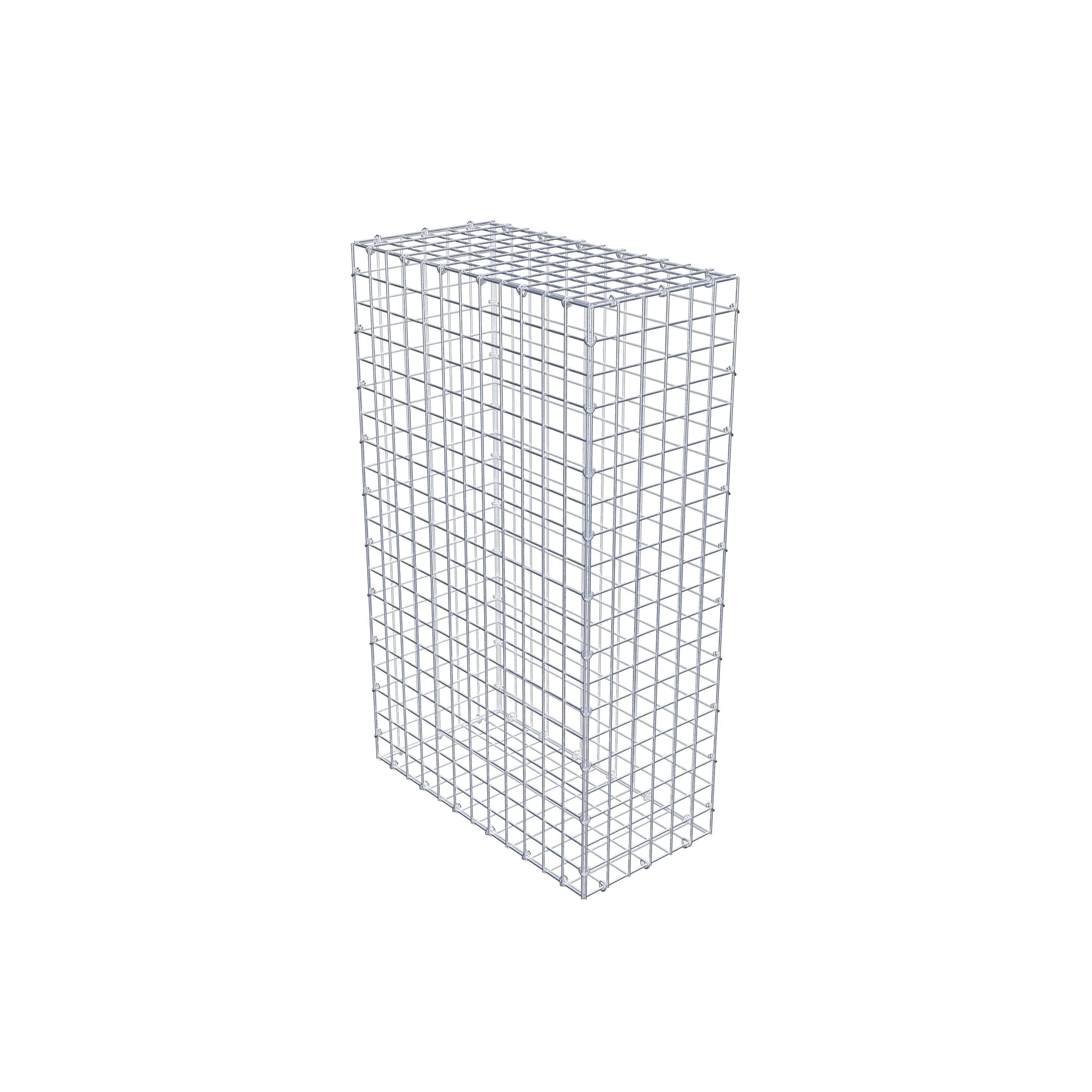 Gabion 100 cm x 60 cm x 30 cm (L x H x D), mesh size 5 cm x 5 cm, C-ring