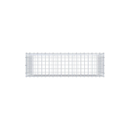 Gabion 100 cm x 60 cm x 30 cm (L x H x D), maskstorlek 5 cm x 5 cm, C-ring
