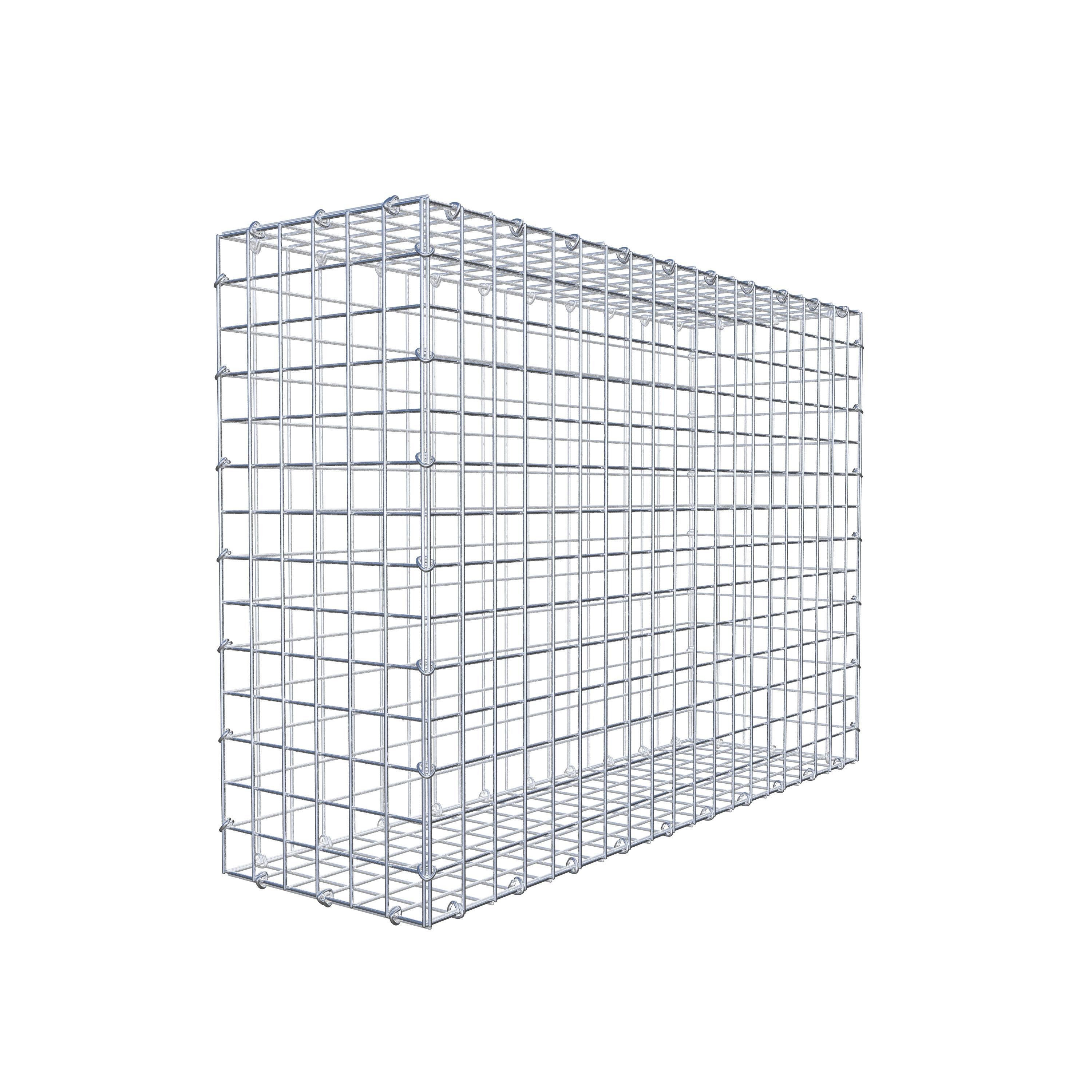 Gabion 100 cm x 70 cm x 30 cm (L x H x D), maskstorlek 5 cm x 5 cm, C-ring