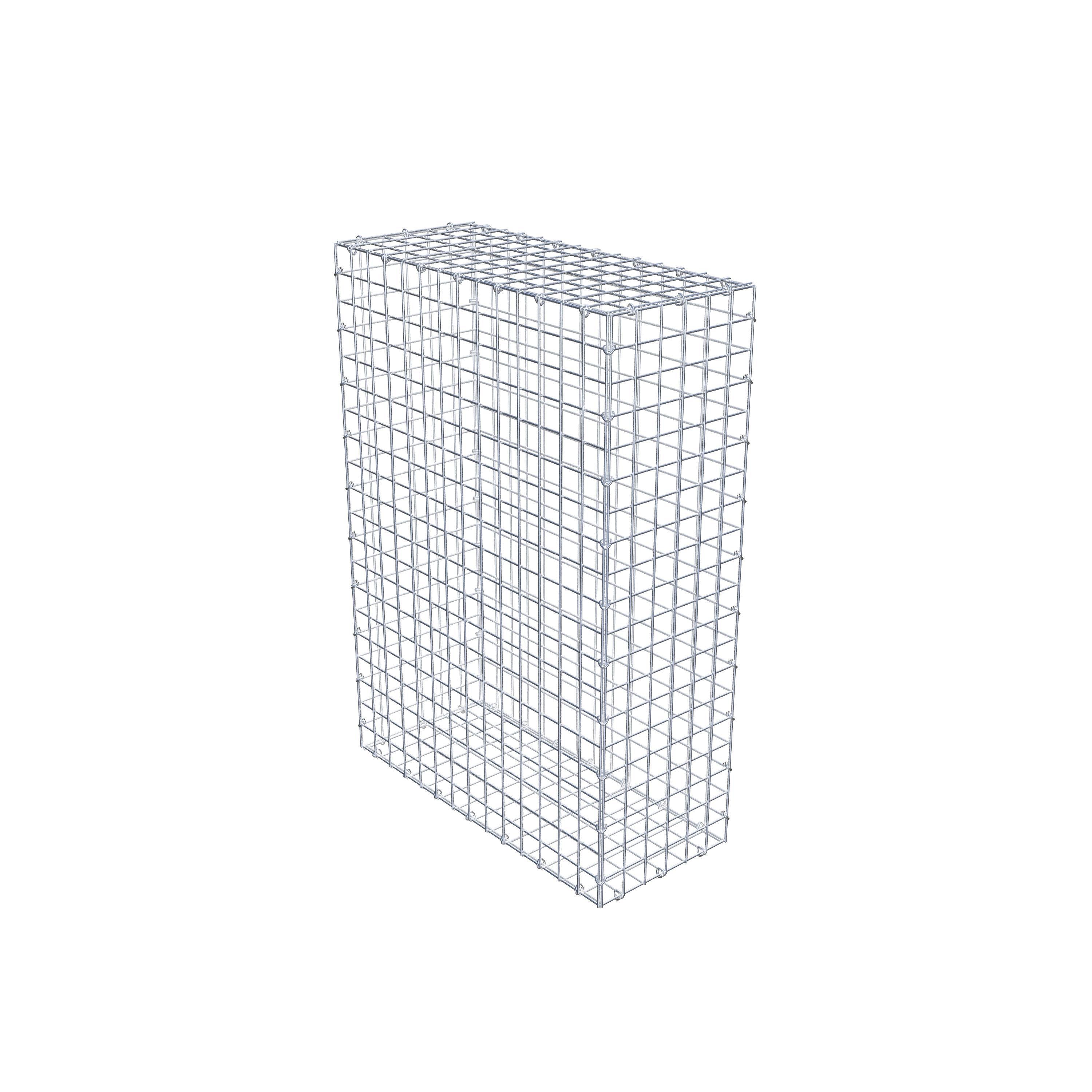 Gabion 100 cm x 70 cm x 30 cm (L x H x D), maskestørrelse 5 cm x 5 cm, C-ring