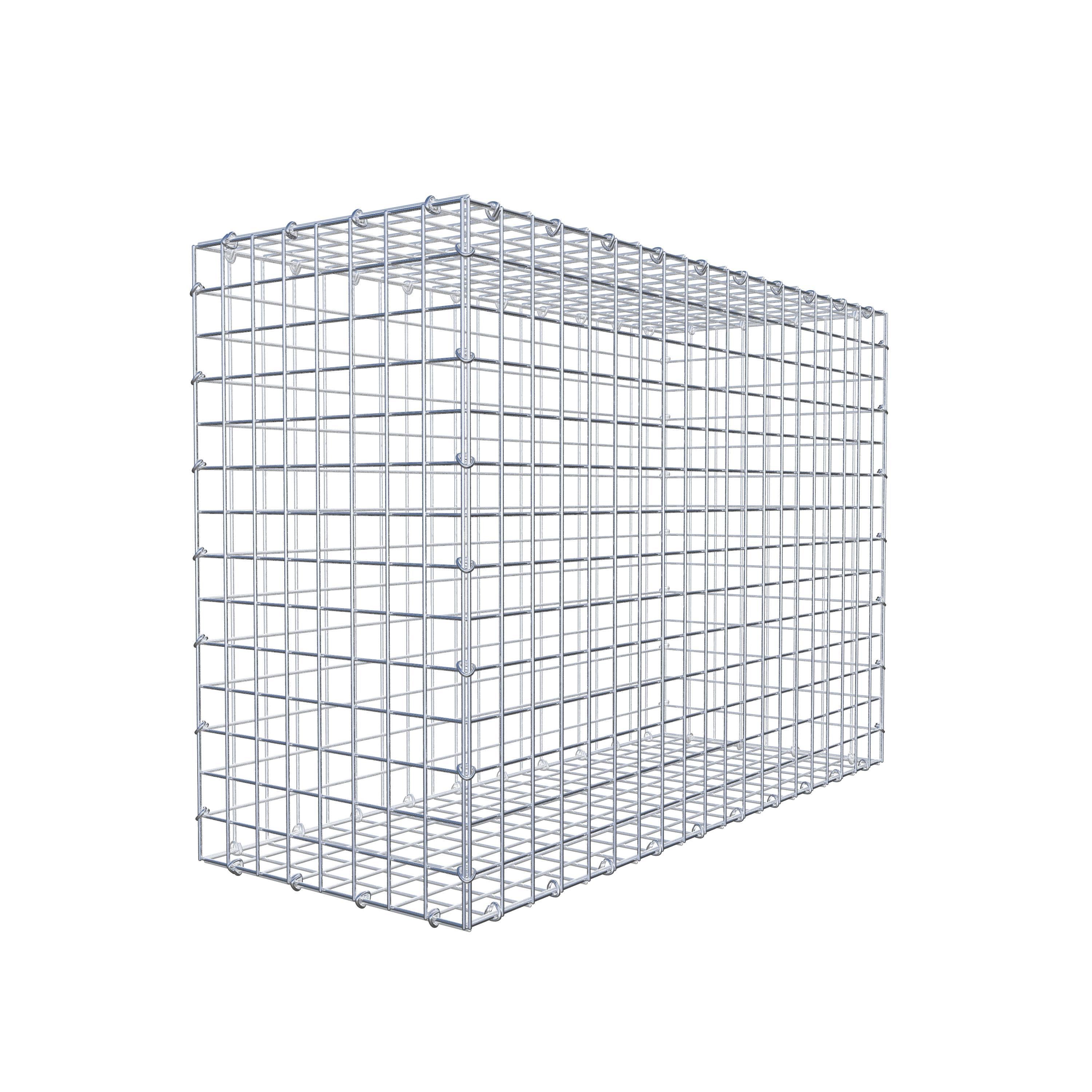 Gabion 100 cm x 70 cm x 40 cm (L x H x D), maskstorlek 5 cm x 5 cm, C-ring