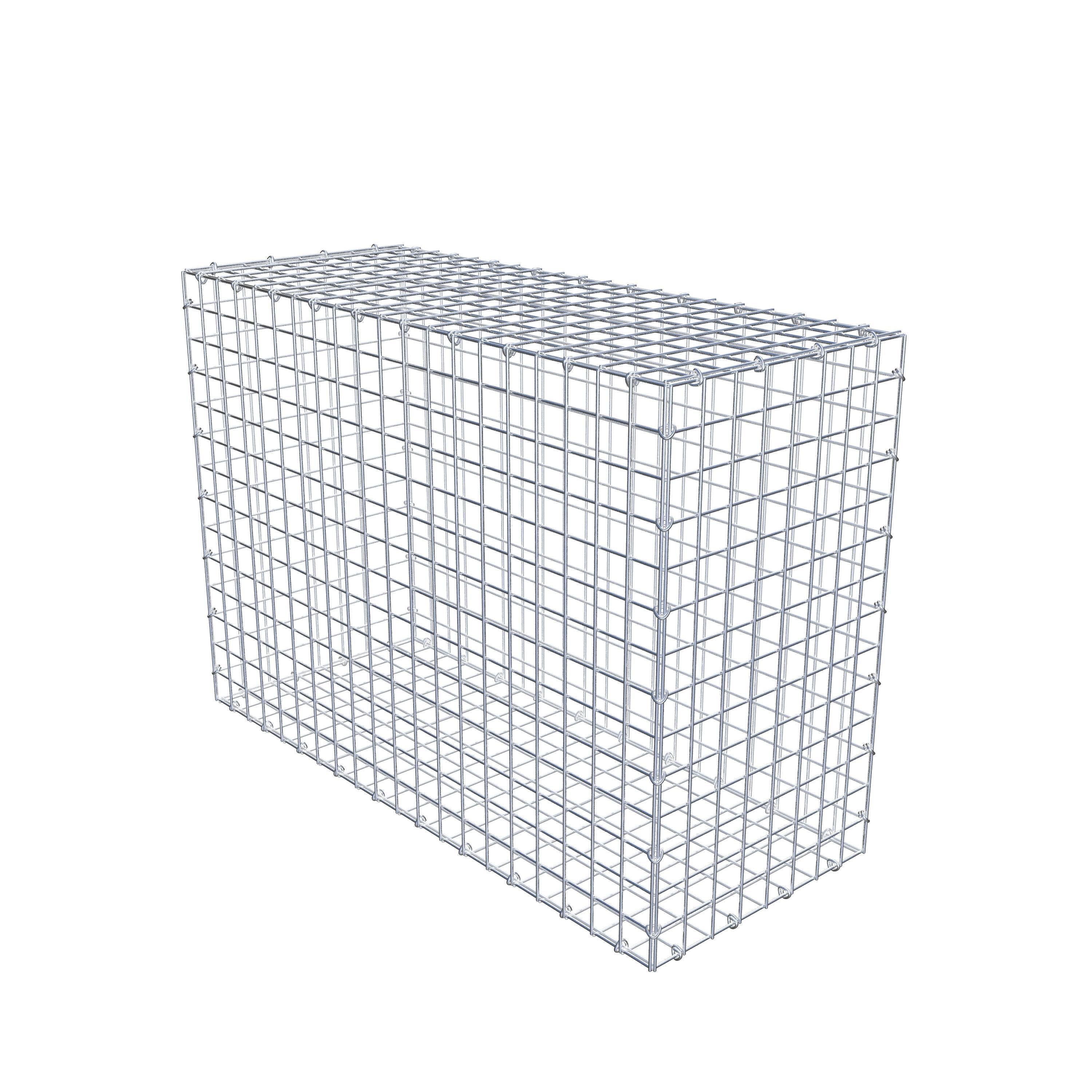 Gabion 100 cm x 70 cm x 40 cm (L x H x D), maskstorlek 5 cm x 5 cm, C-ring