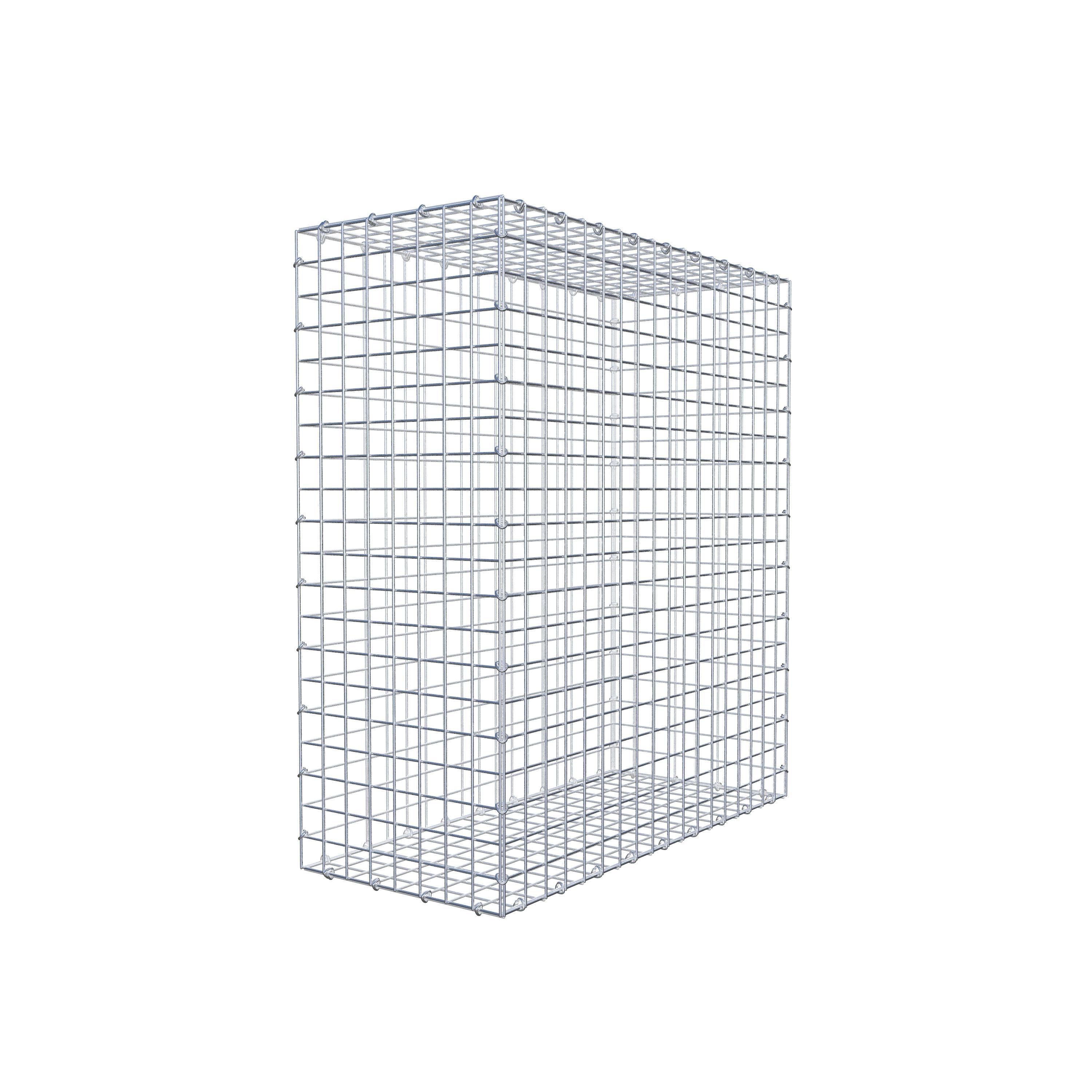 Gabion 100 cm x 90 cm x 40 cm (L x H x D), maskstorlek 5 cm x 5 cm, C-ring