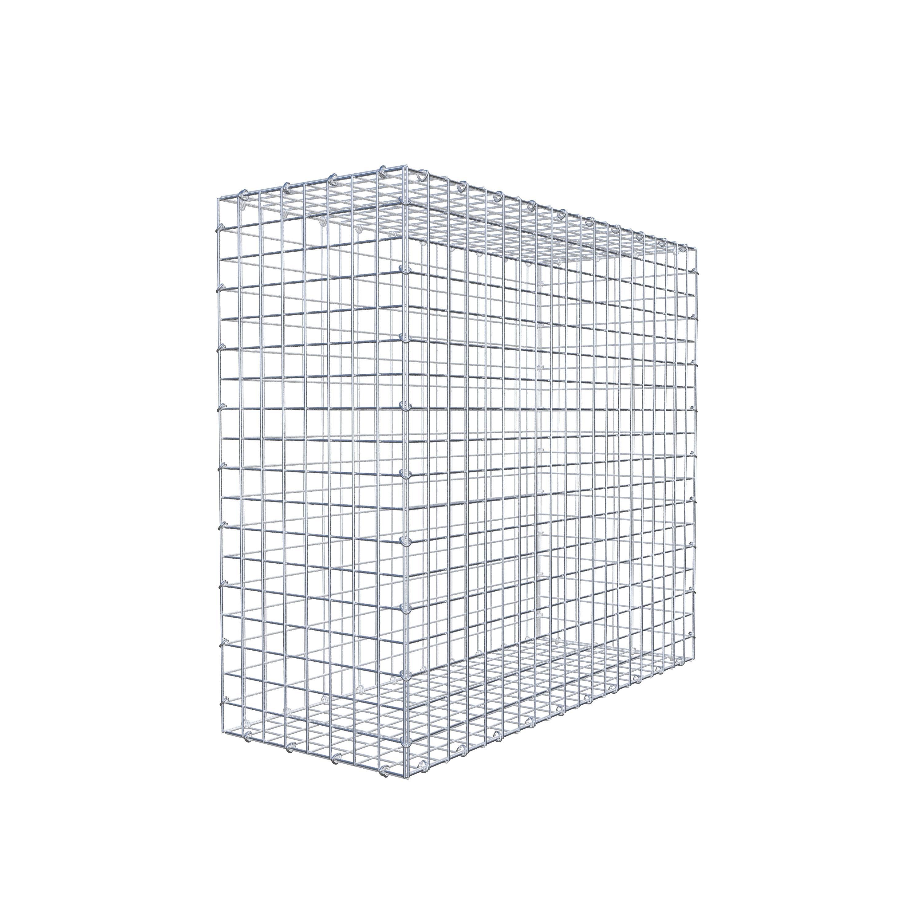 Gabion 100 cm x 90 cm x 40 cm (L x H x D), maskstorlek 5 cm x 5 cm, C-ring