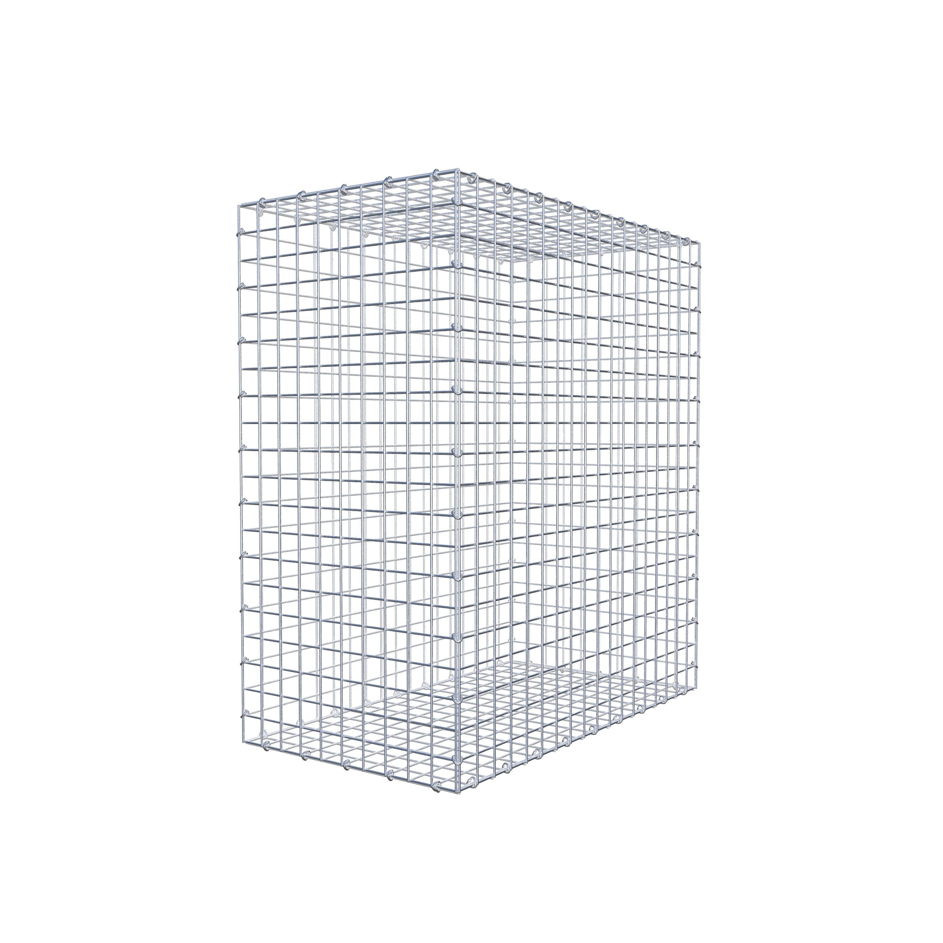 Gabion 100 cm x 90 cm x 50 cm (L x H x D), maskstorlek 5 cm x 5 cm, C-ring