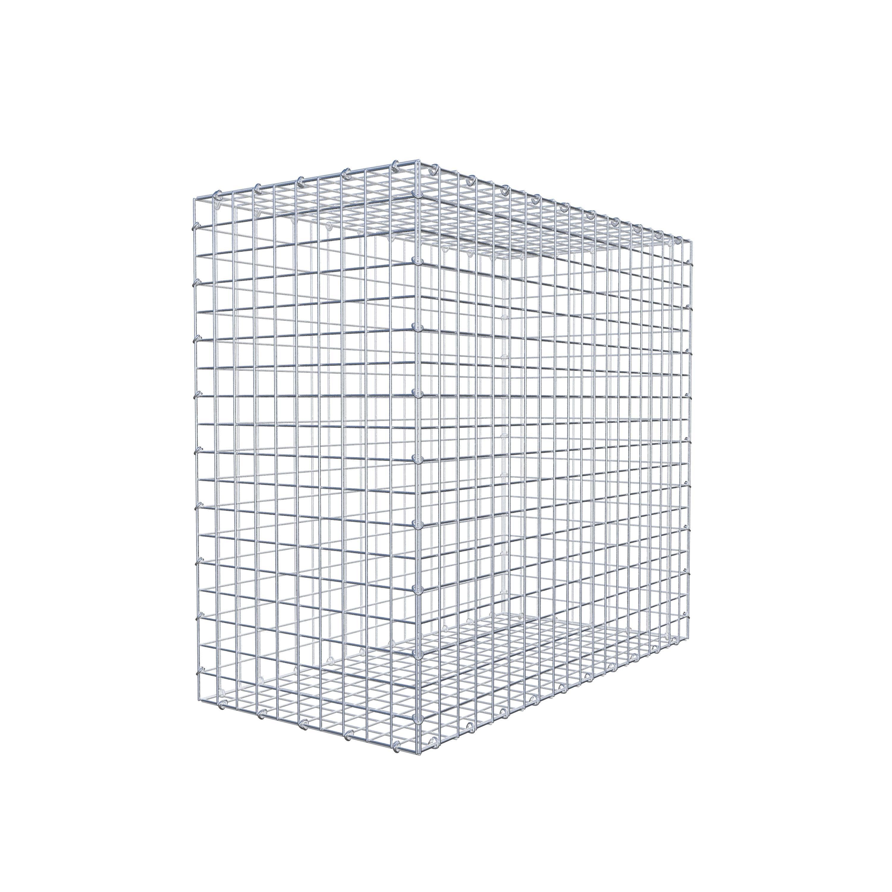 Gabion 100 cm x 90 cm x 50 cm (L x H x D), maskstorlek 5 cm x 5 cm, C-ring