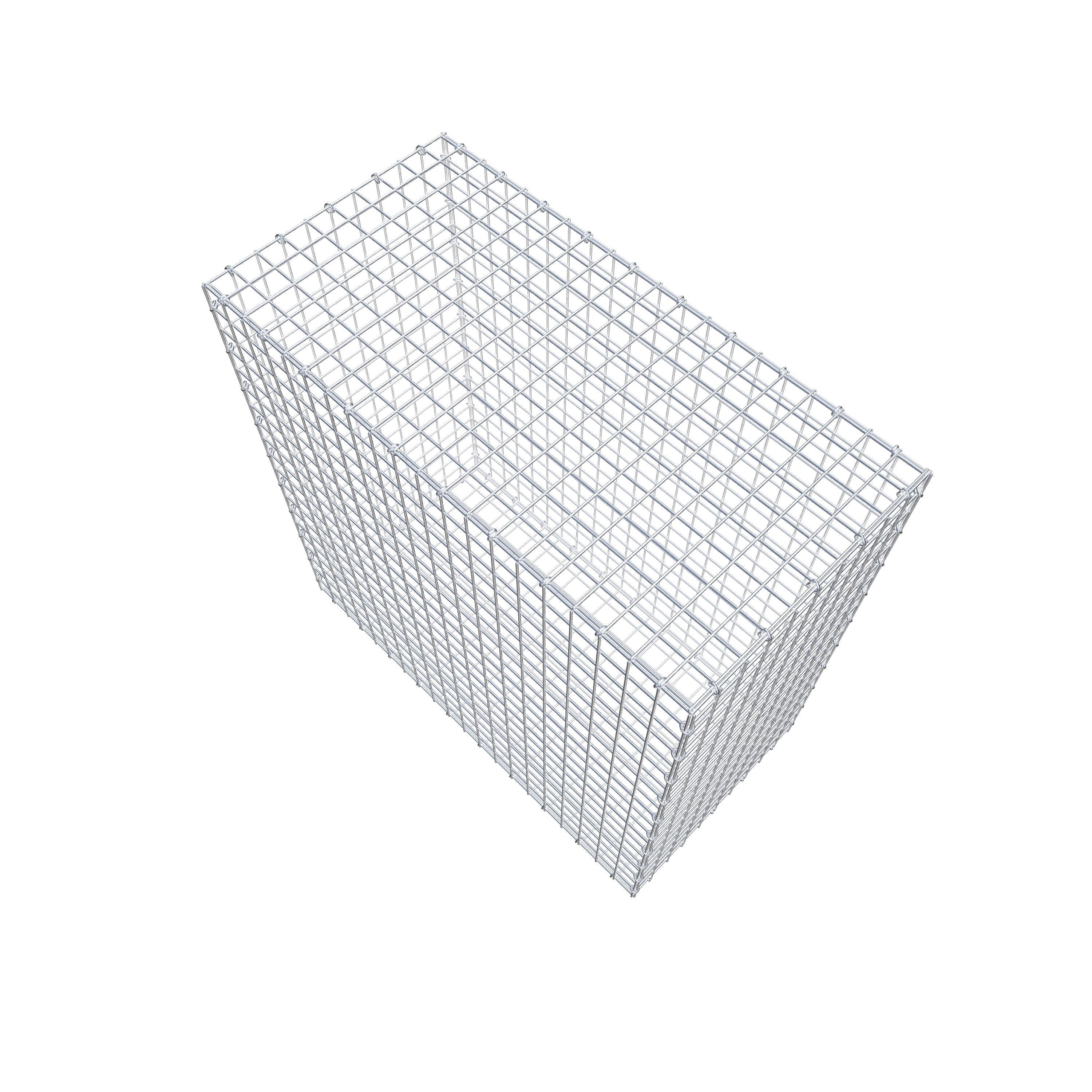 Gabion 100 cm x 100 cm x 50 cm (L x H x D), maskstorlek 5 cm x 5 cm, C-ring