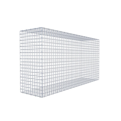 Gabion 200 cm x 100 cm x 50 cm (L x H x P), mailles 5 cm x 5 cm, anneau en C