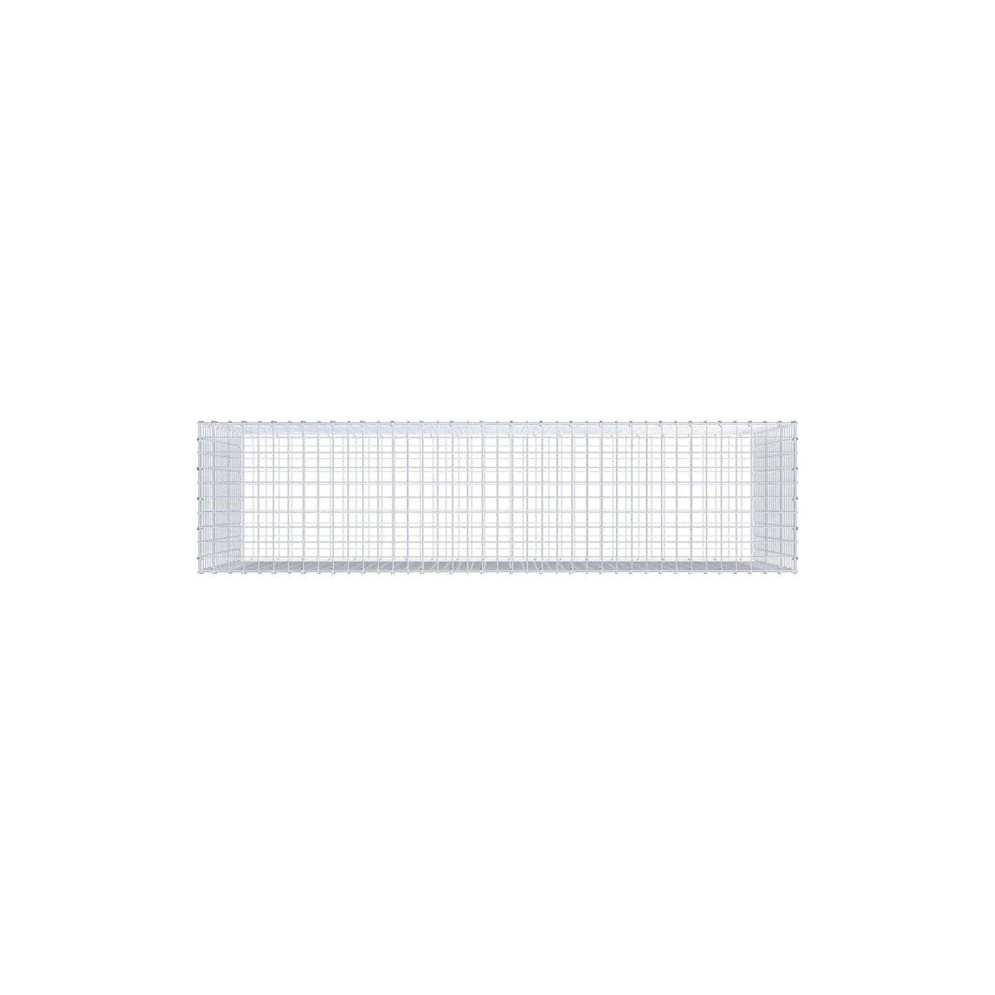 Gabion 200 cm x 100 cm x 50 cm (L x H x P), mailles 5 cm x 5 cm, anneau en C