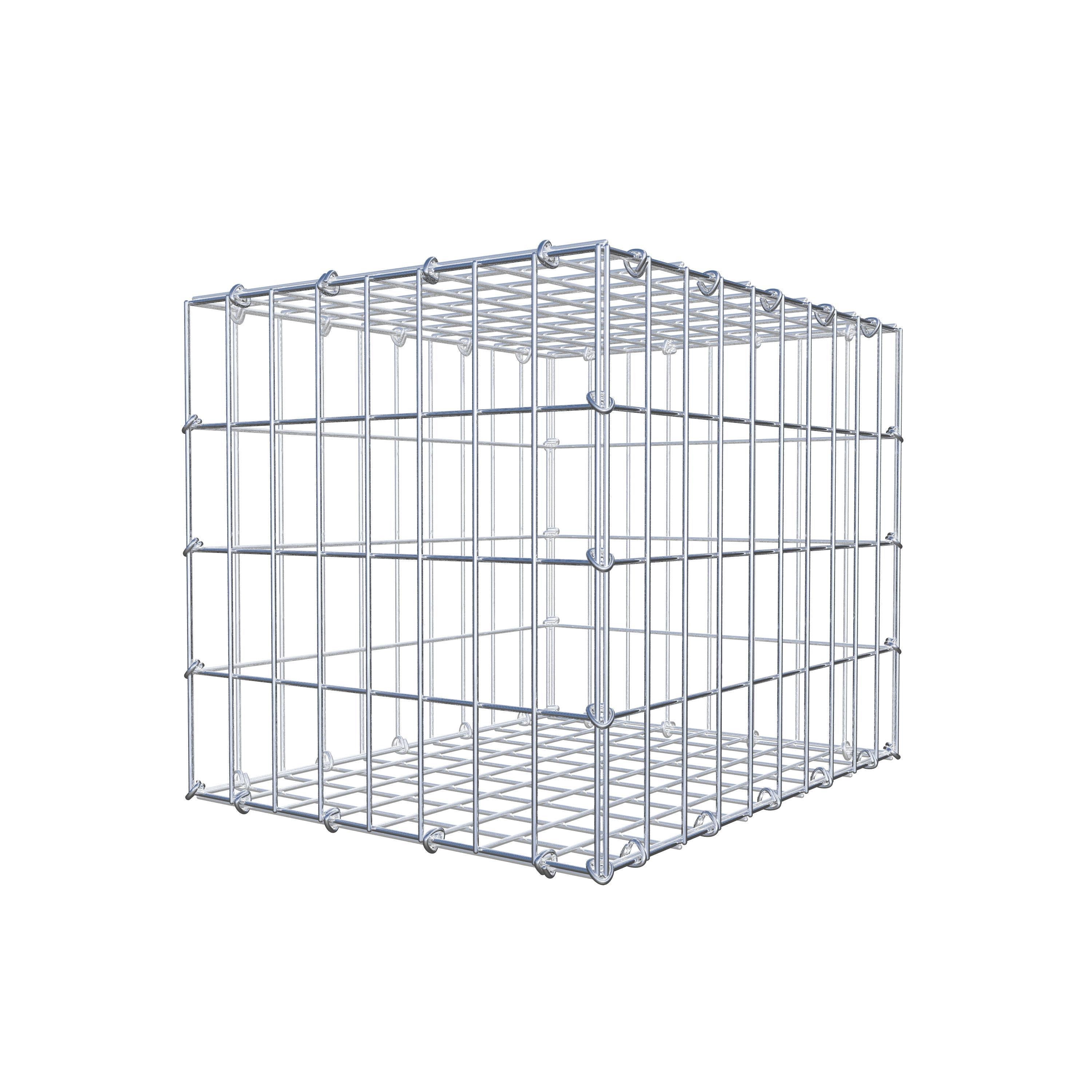 Gabion 50 cm x 40 cm x 40 cm (L x H x D), maskstorlek 5 cm x 10 cm, C-ring