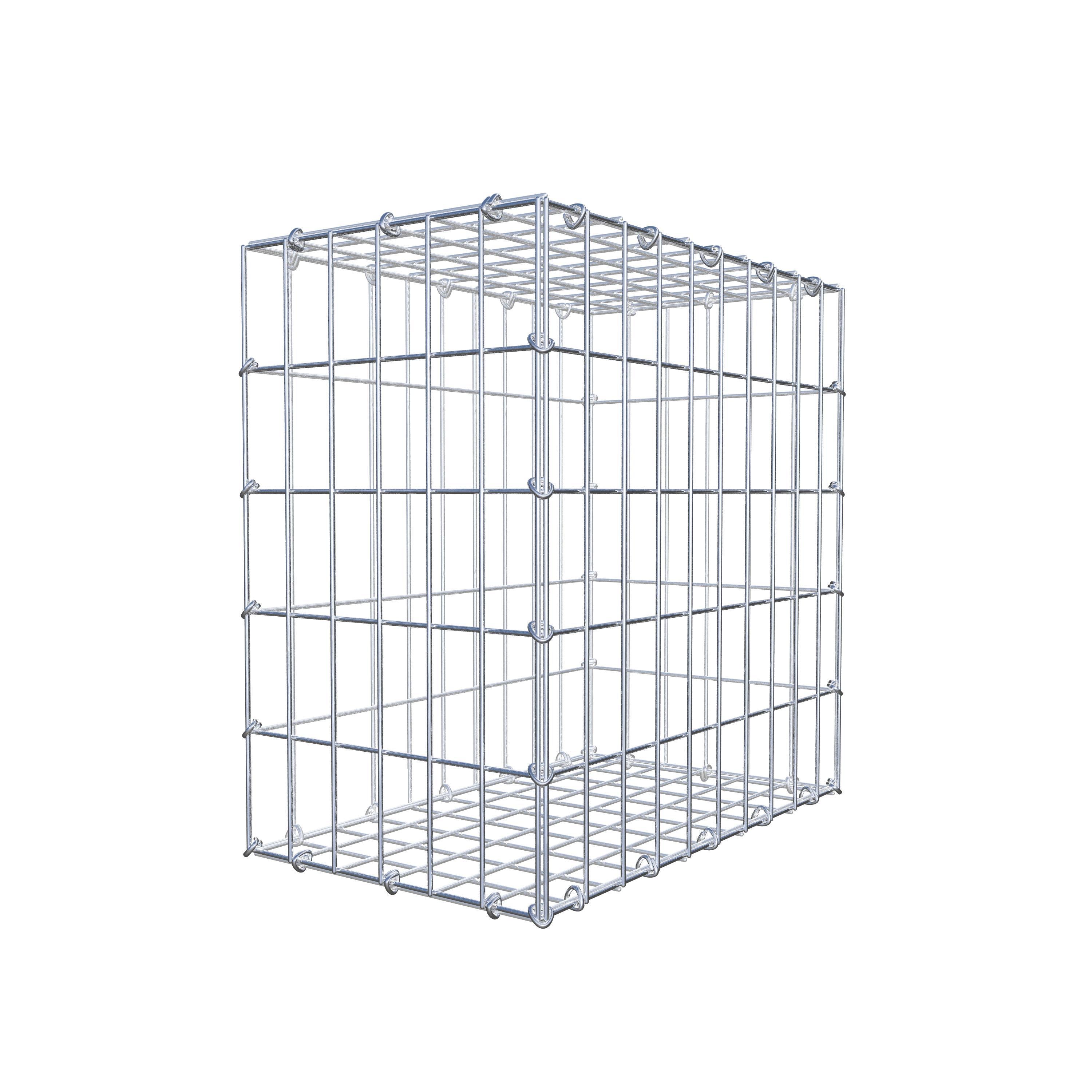 Gabion 50 cm x 50 cm x 30 cm (L x H x D), maskstorlek 5 cm x 10 cm, C-ring