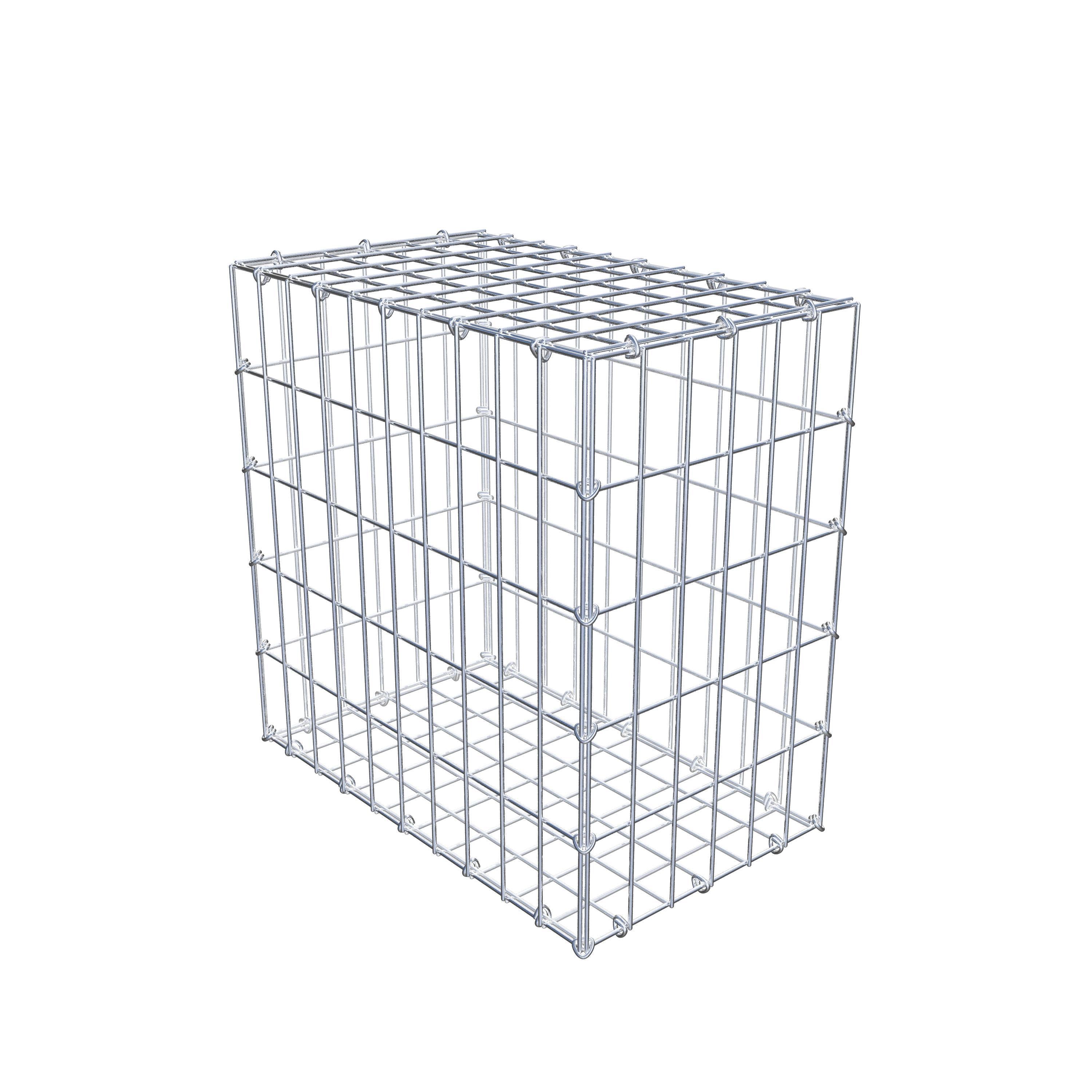 Gabion 50 cm x 50 cm x 30 cm (L x H x D), maskstorlek 5 cm x 10 cm, C-ring