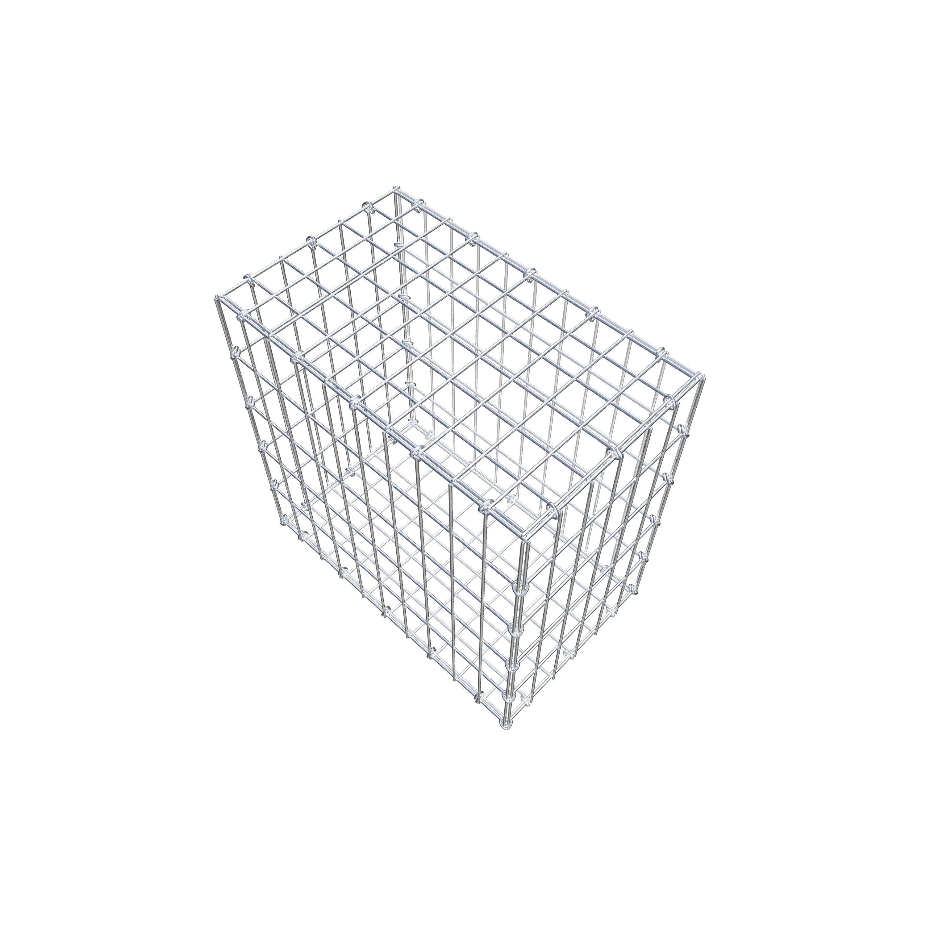 Gabion 50 cm x 50 cm x 30 cm (L x H x D), maskstorlek 5 cm x 10 cm, C-ring