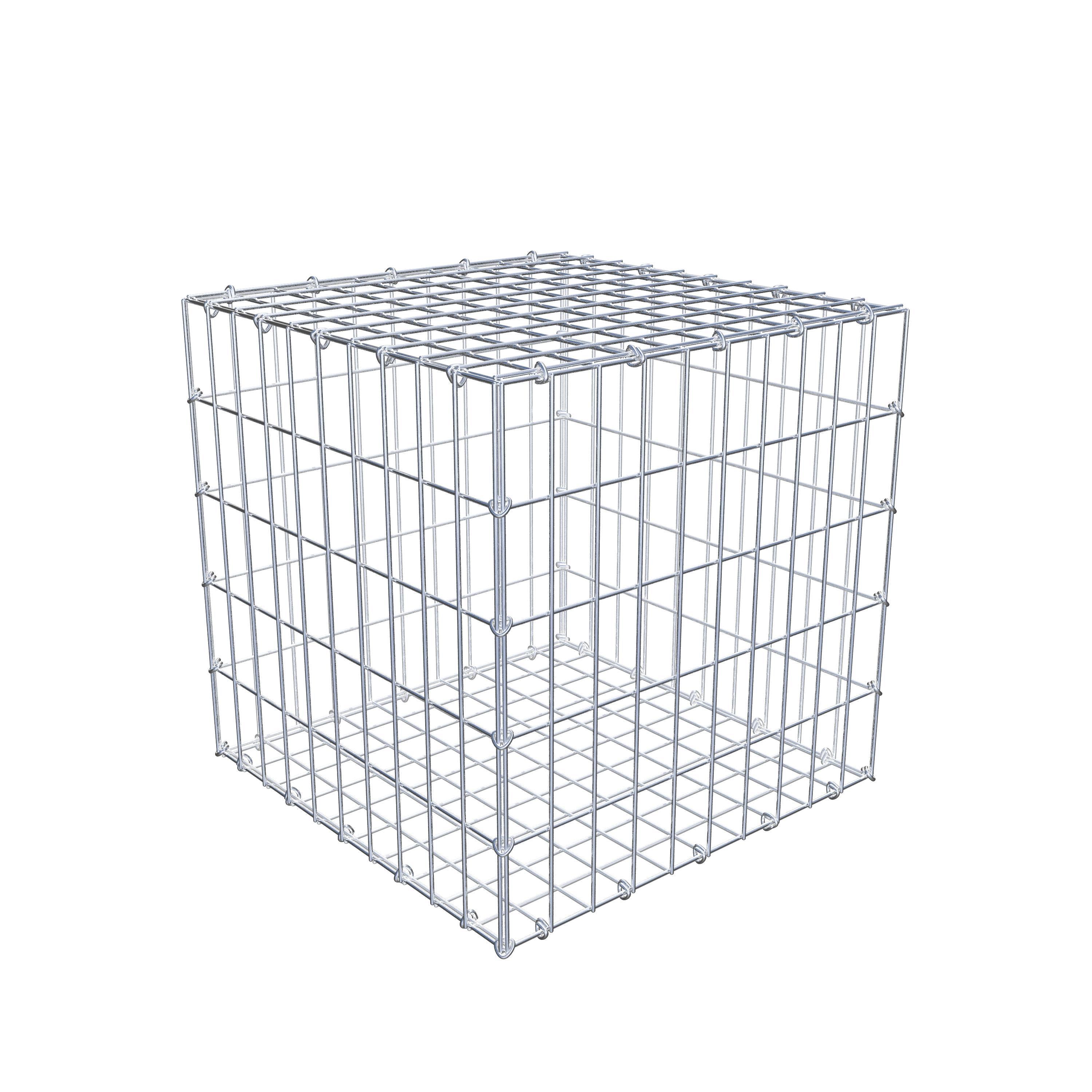 Gabion 50 cm x 50 cm x 50 cm (L x H x D), maskstorlek 5 cm x 10 cm, C-ring