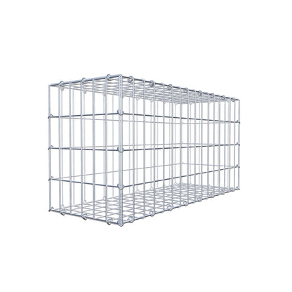 Gabion 80 cm x 40 cm x 30 cm (L x H x P), mailles 5 cm x 10 cm, anneau en C