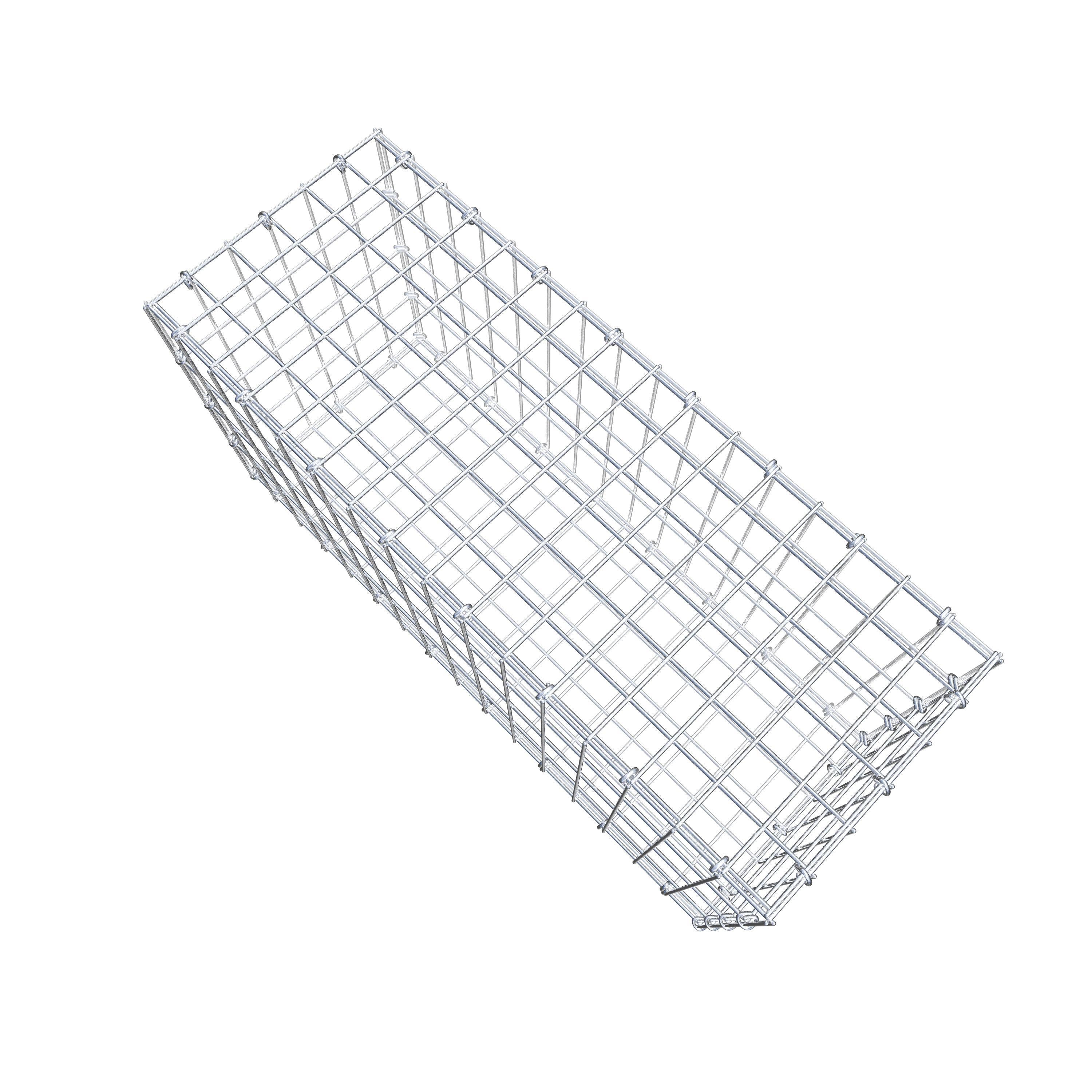 Gabion 80 cm x 40 cm x 30 cm (L x H x D), mesh size 5 cm x 10 cm, C-ring