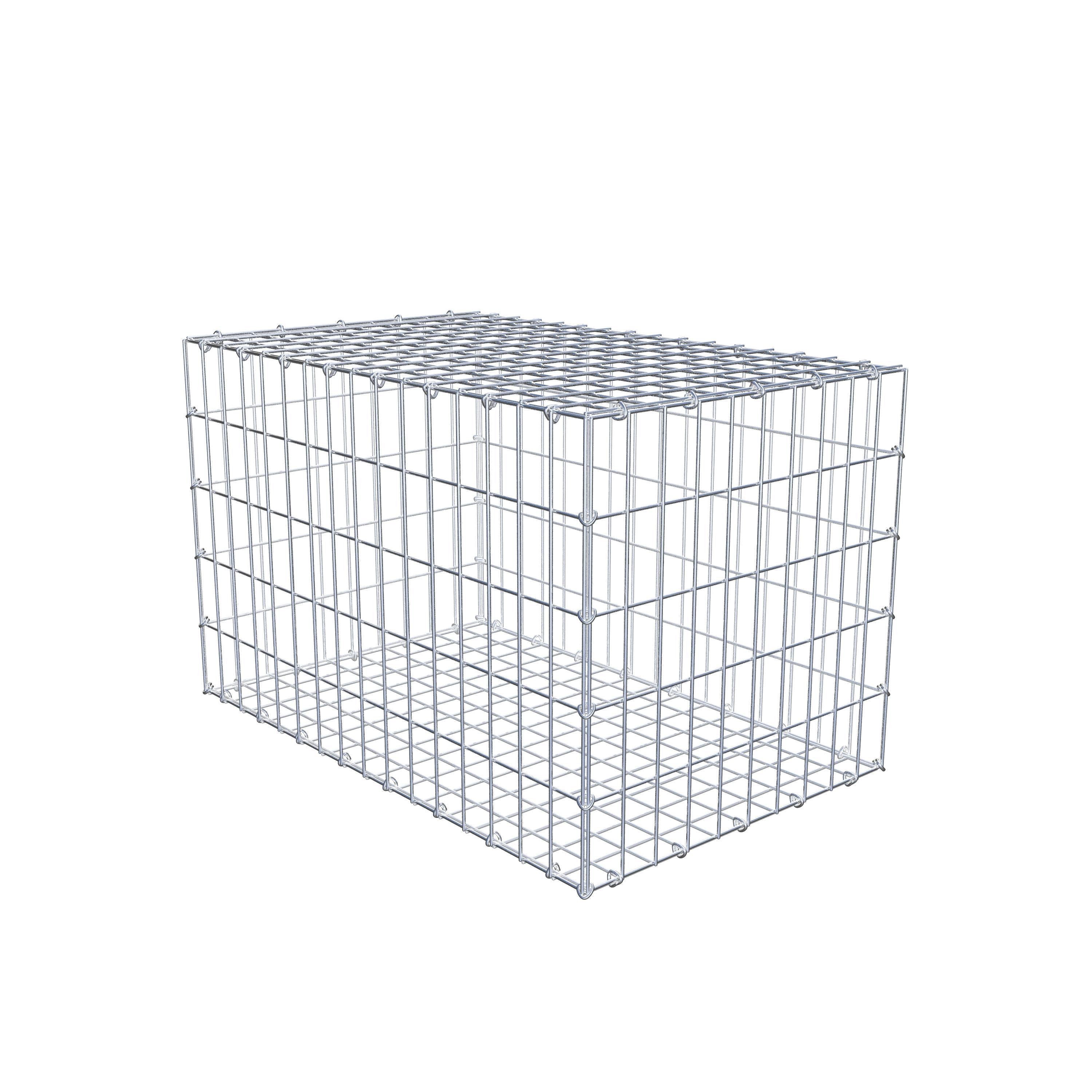 Gabion 80 cm x 50 cm x 50 cm (L x H x D), maskstorlek 5 cm x 10 cm, C-ring