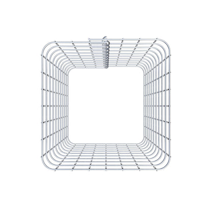 Schanskorfzuil 42 x 42 cm MW 5 x 5 cm vierkant