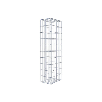 Gabion 100 cm x 30 cm x 20 cm (L x H x P), mailles 5 cm x 10 cm, anneau en C