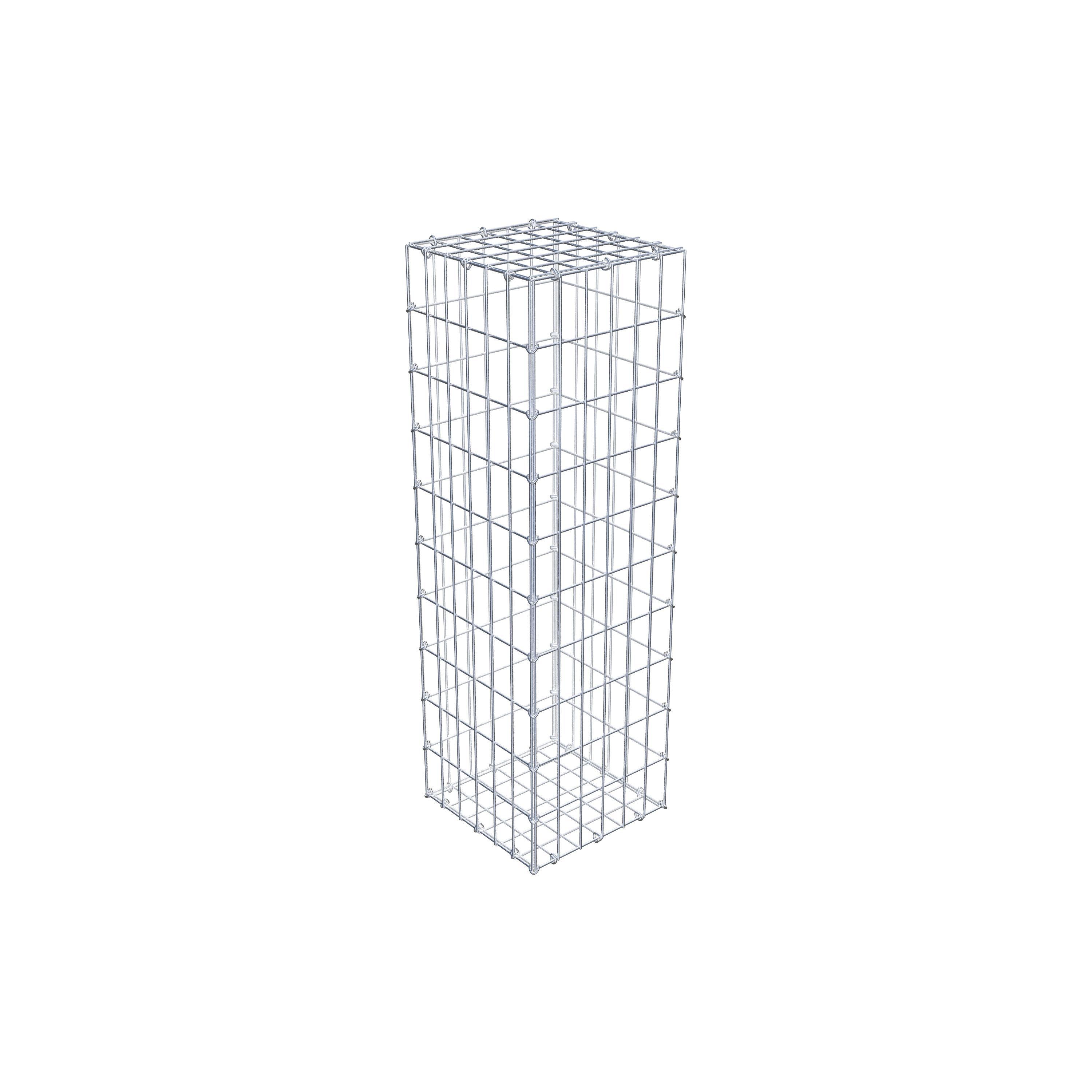 Gabion 100 cm x 30 cm x 30 cm (L x H x D), maskestørrelse 5 cm x 10 cm, C-ring