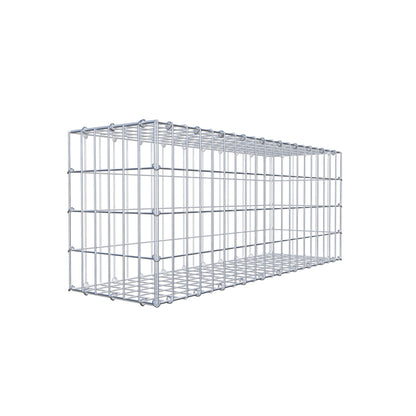 Gabbione 100 cm x 40 cm x 30 cm (L x H x P), maglia 5 cm x 10 cm, anello a C