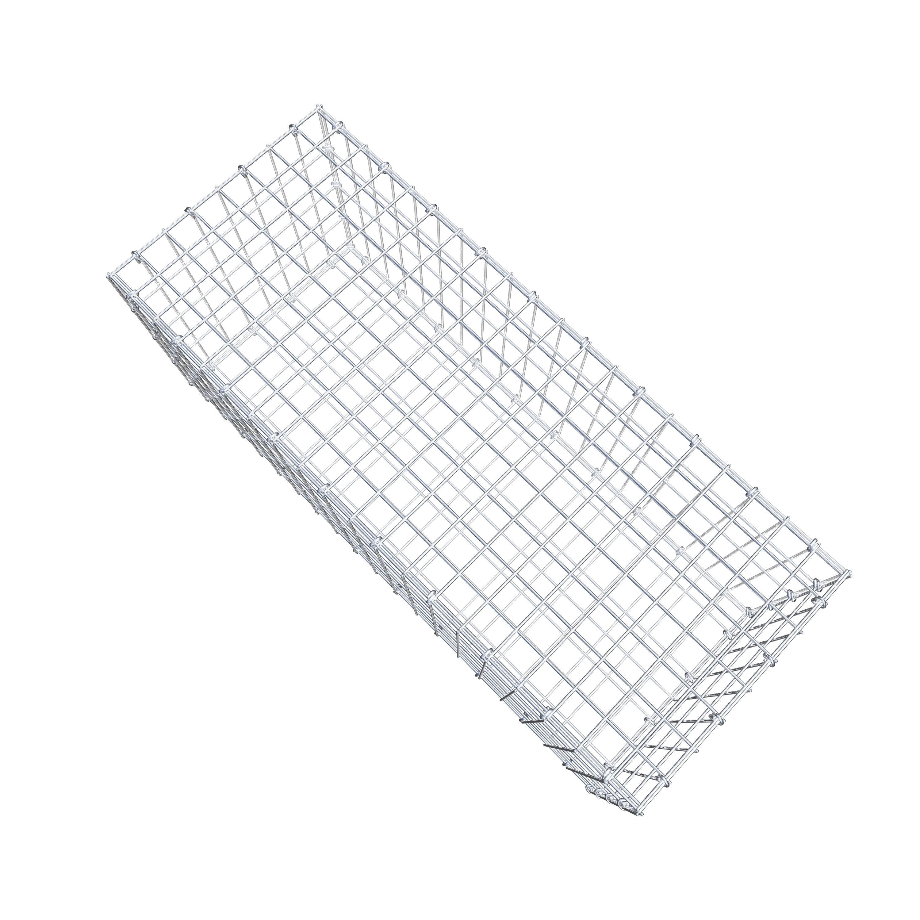 Gabion 100 cm x 40 cm x 40 cm (L x H x D), maskestørrelse 5 cm x 10 cm, C-ring