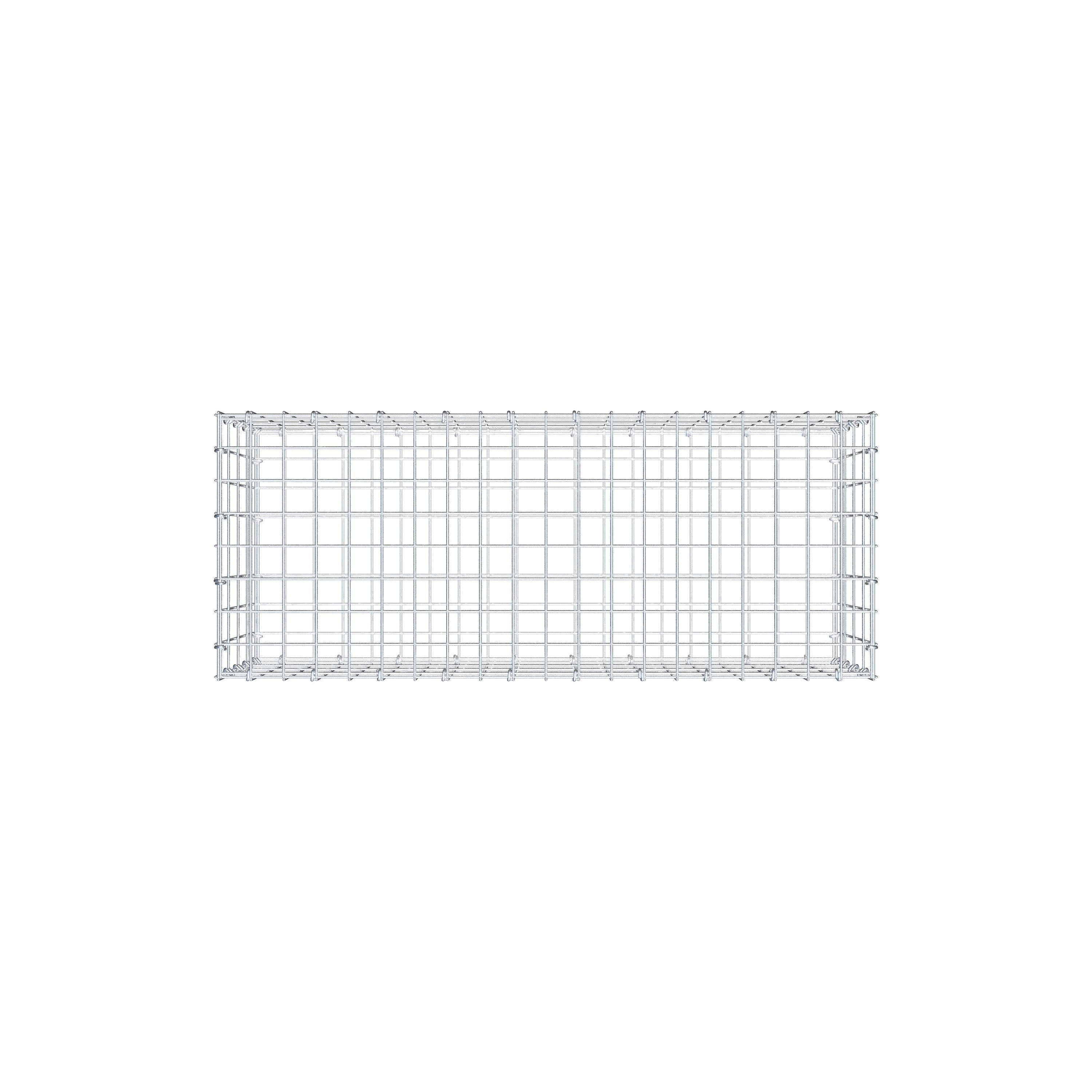 Gabion 100 cm x 40 cm x 40 cm (L x H x D), maskestørrelse 5 cm x 10 cm, C-ring