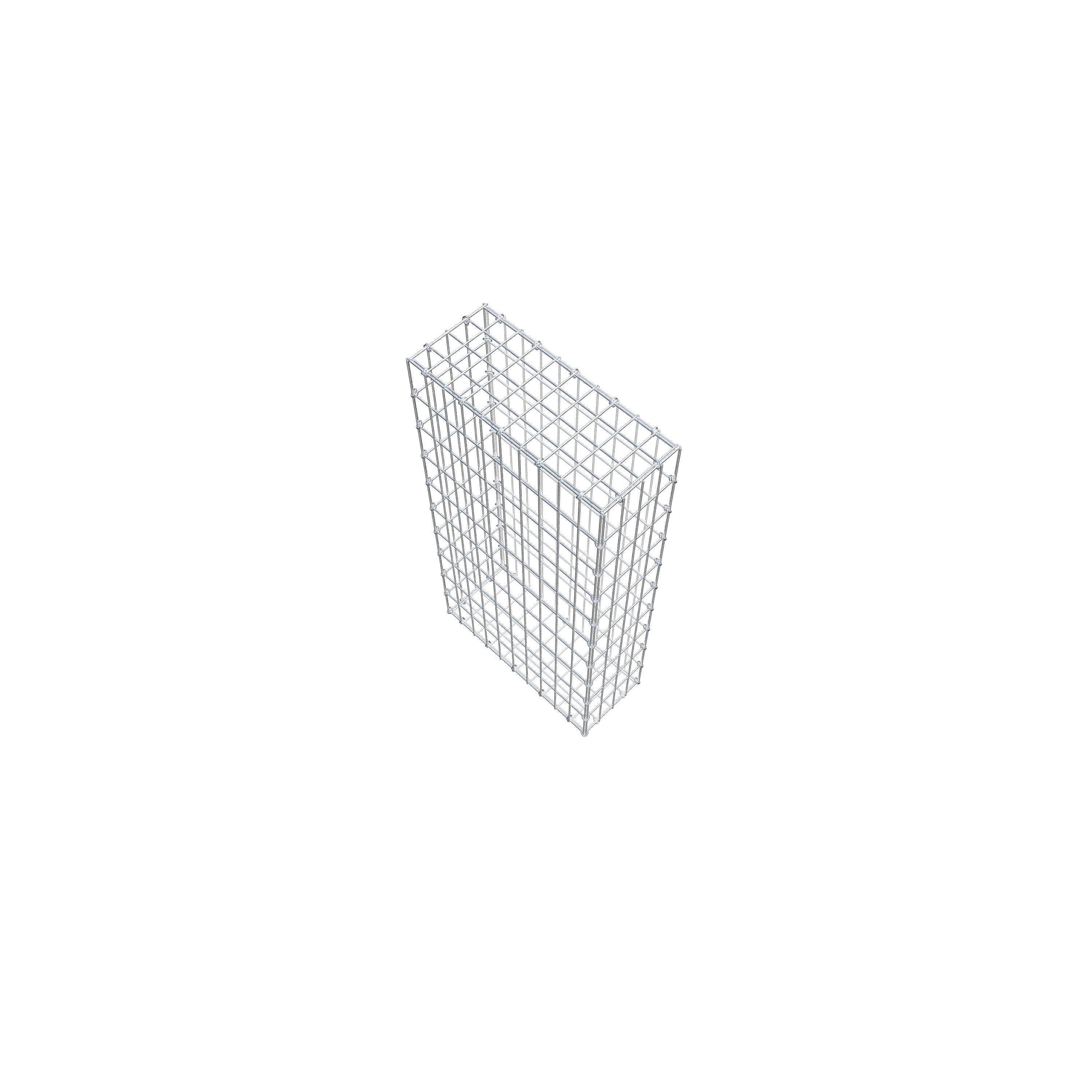 Gabion 100 cm x 50 cm x 20 cm (L x H x D), mesh size 5 cm x 10 cm, C-ring