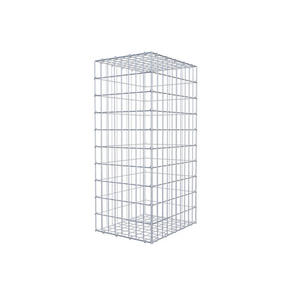 Gabion 100 cm x 50 cm x 40 cm (L x H x P), mailles 5 cm x 10 cm, anneau en C
