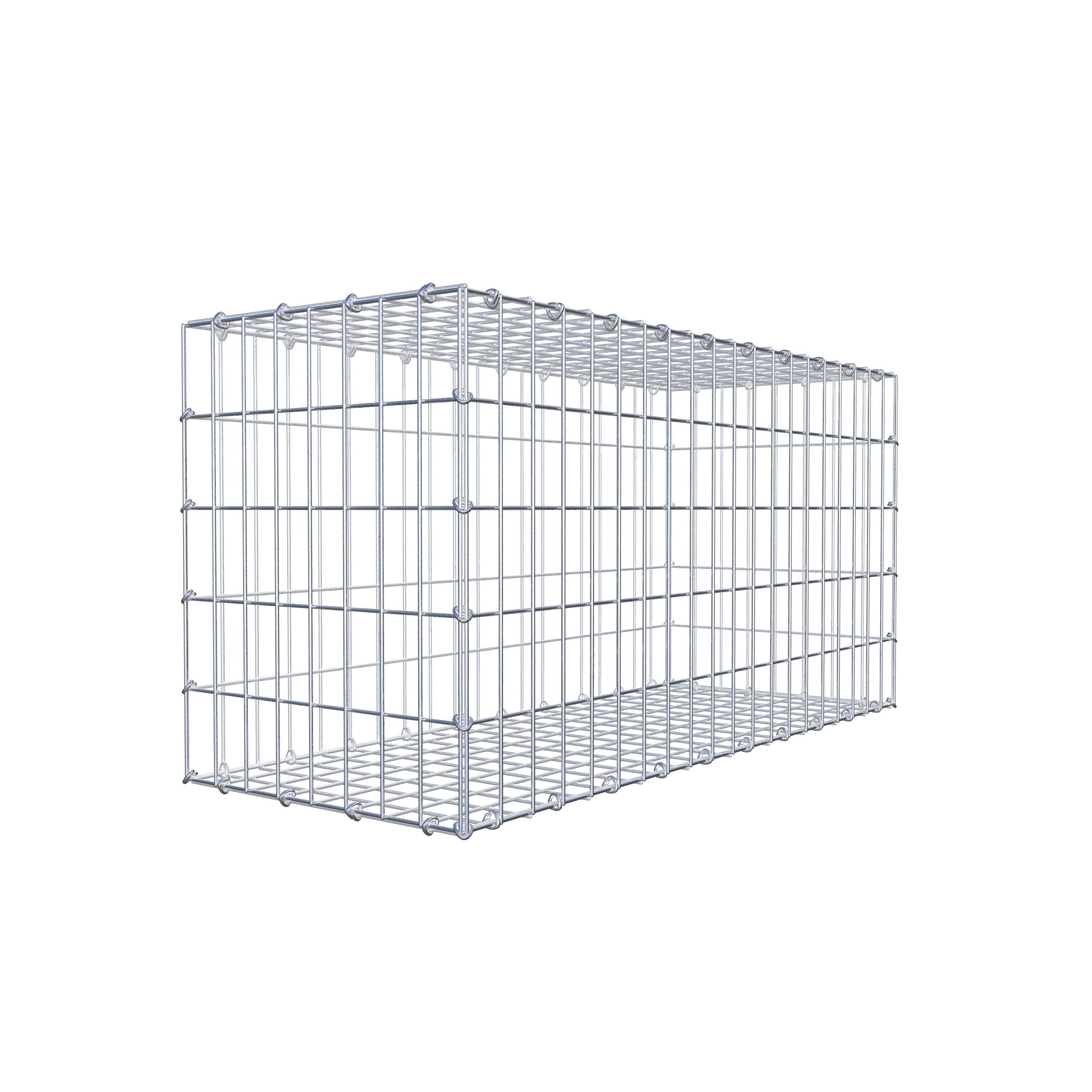 Gabion 100 cm x 50 cm x 40 cm (L x H x D), maskstorlek 5 cm x 10 cm, C-ring