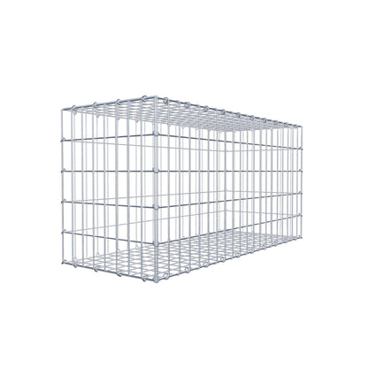 Gabion 100 cm x 50 cm x 40 cm (L x H x P), mailles 5 cm x 10 cm, anneau en C