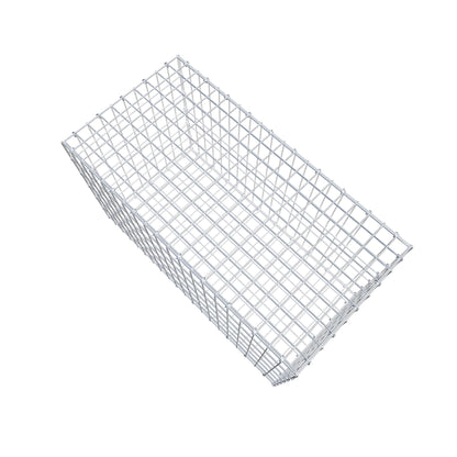 Gabion 100 cm x 60 cm x 50 cm (L x H x D), maskestørrelse 5 cm x 10 cm, C-ring