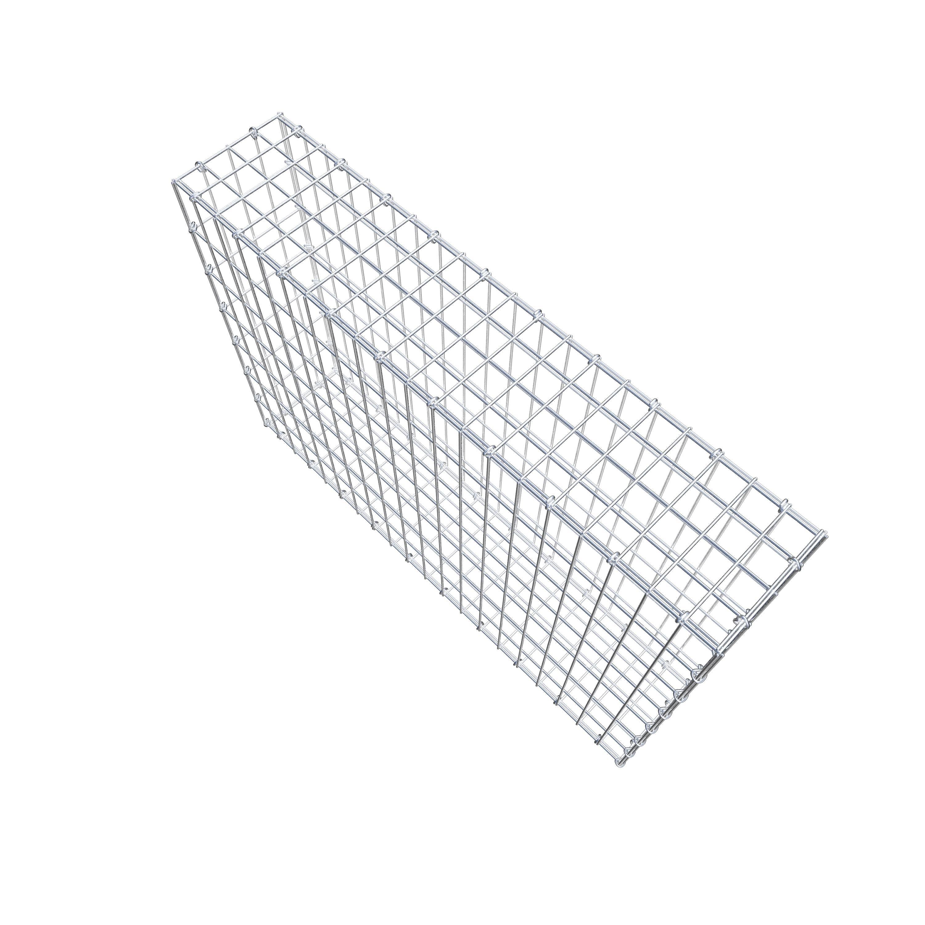 Gabion 100 cm x 70 cm x 20 cm (L x H x D), mesh size 5 cm x 10 cm, C-ring